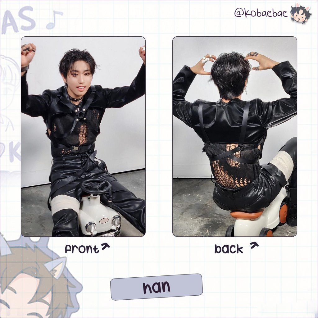 Atz - Step Out Handmade photocards kpop inspired - Double side set 2