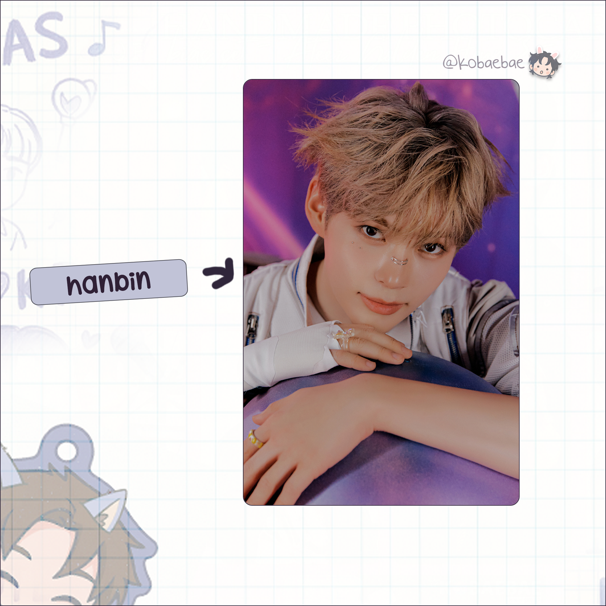 Zb1 - Cinema parad. Handmade photocards kpop inspired - Sf vers. ot9