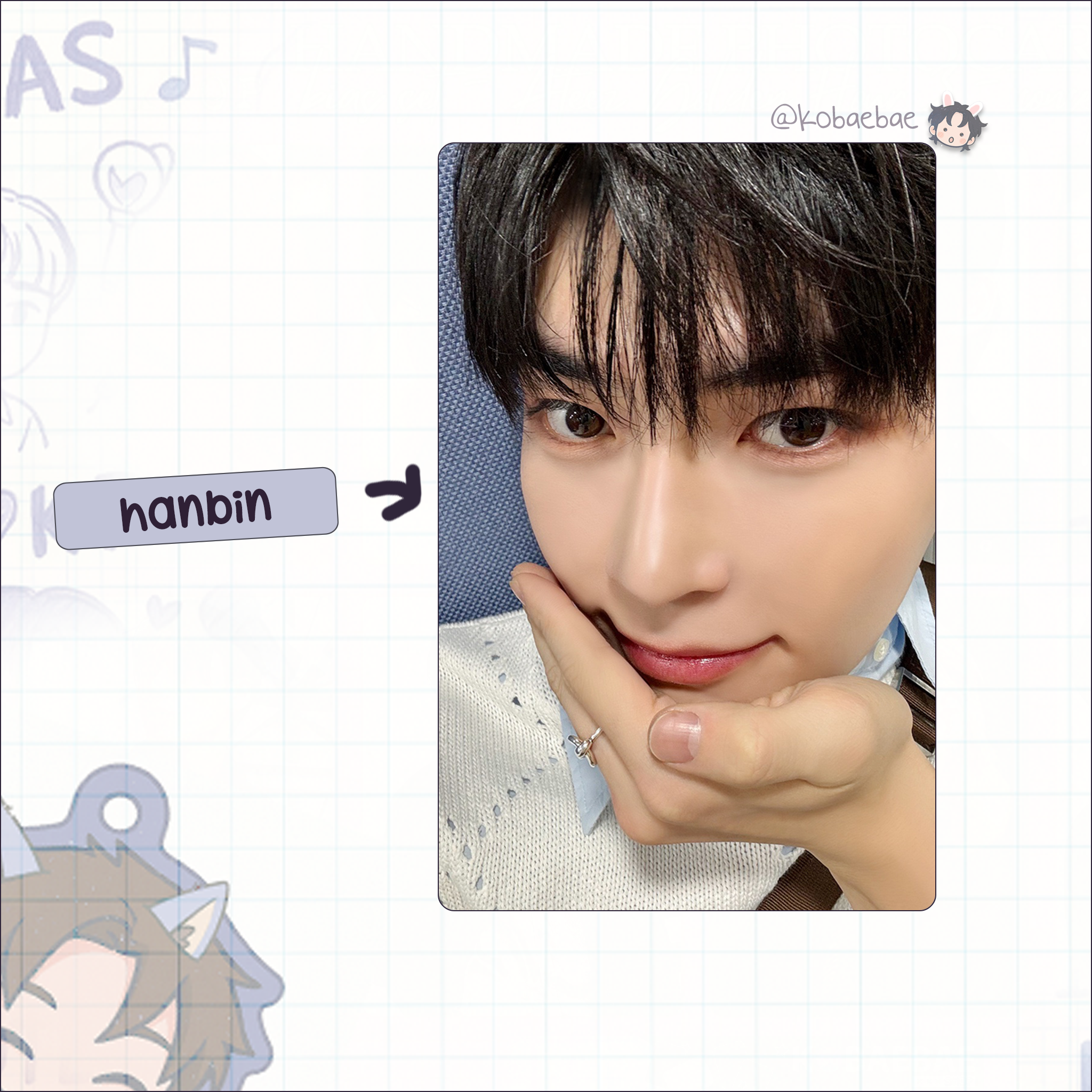 Zb1 - Weibo Handmade photocards kpop inspired - Bias set ot9