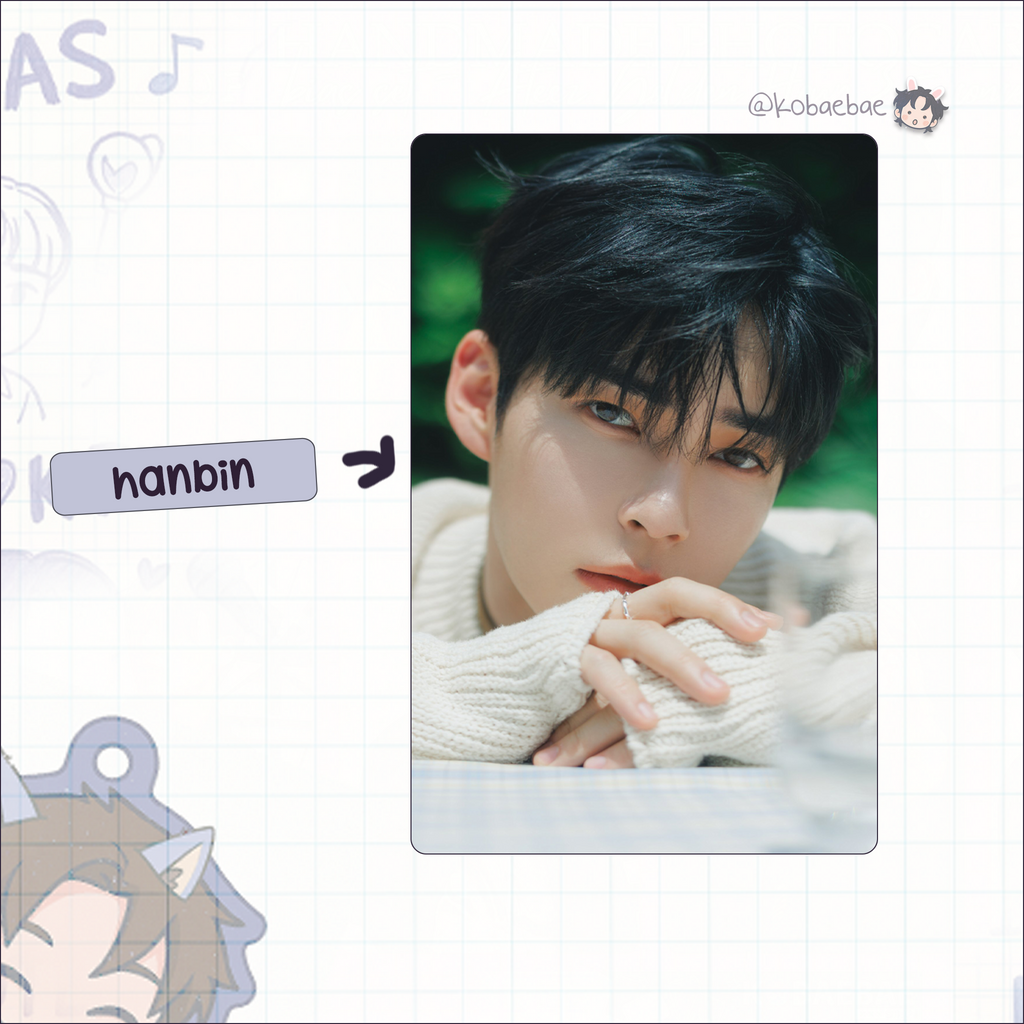 Zb1 - Cinema Parad. Handmade photocards kpop inspired - Romance vers. ot9