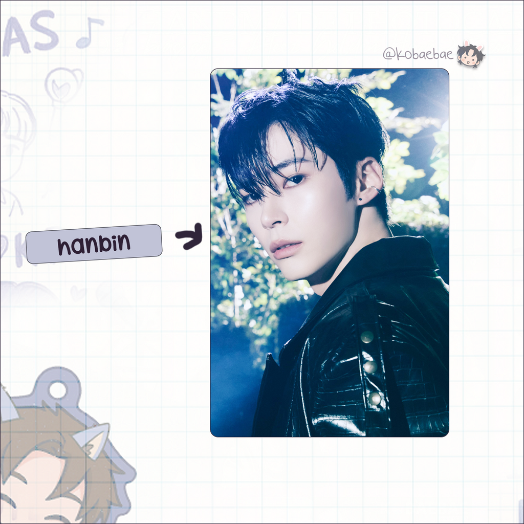 Zb1 - Blue Parad. Handmade photocards kpop inspired - Seek vers. ot9