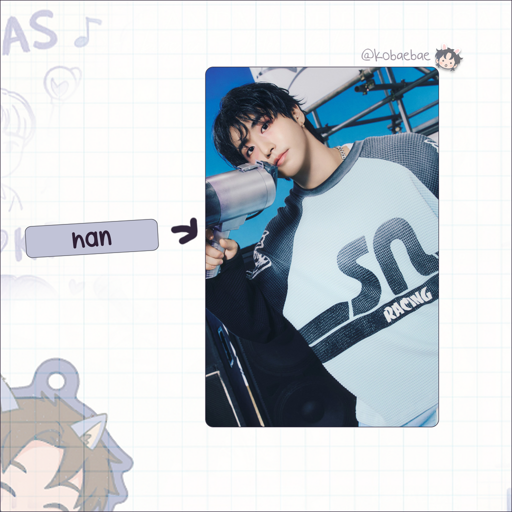 Skz (Stray Kids) - Dominate T. handmade photocards kpop inspired - Bias set
