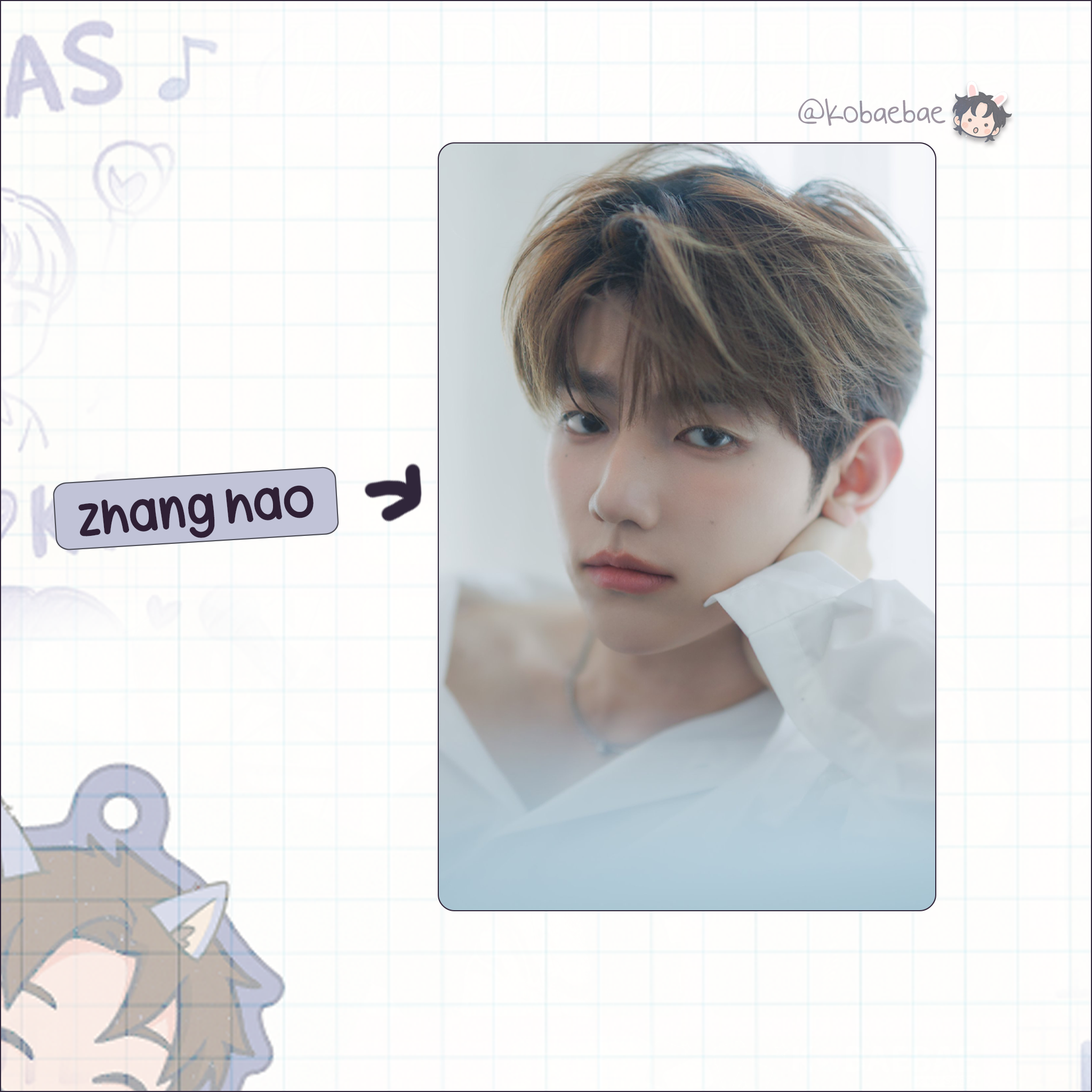 Zb1 - Cinema Parad. Handmade photocards kpop inspired - Romance vers. ot9