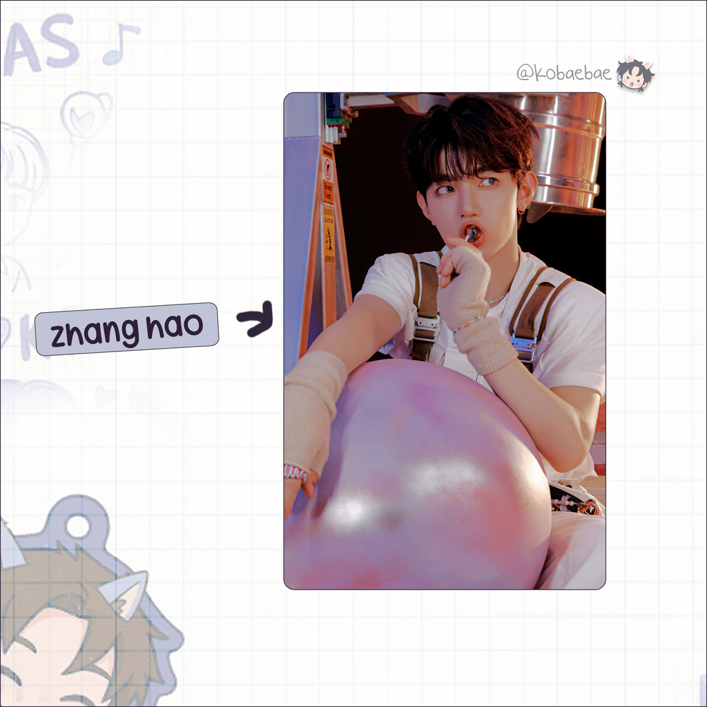 Zb1 - Cinema parad. Handmade photocards kpop inspired - Sf vers. ot9