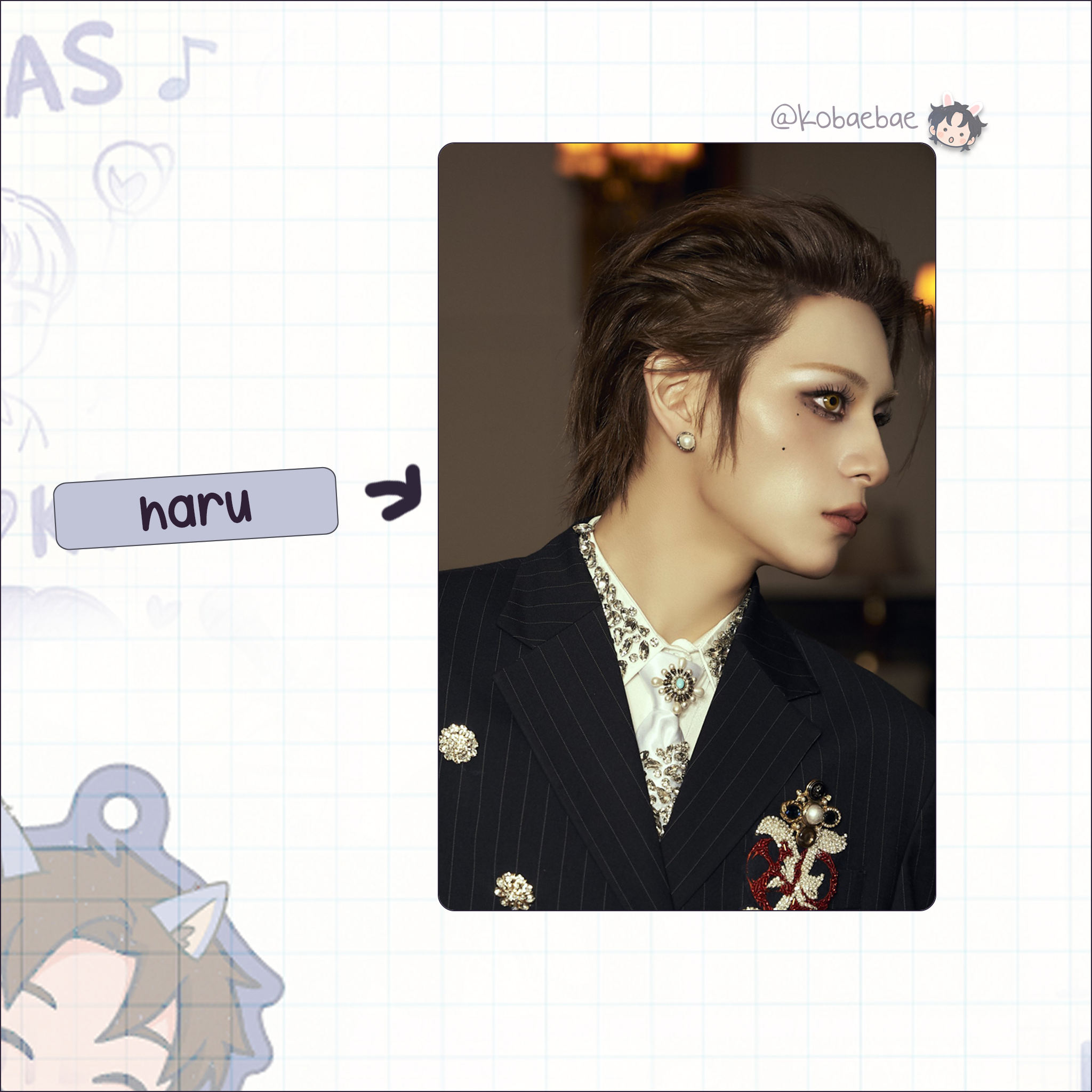 Xlov - 2nd Mini Album handmade photocards kpop inspired - Set 2