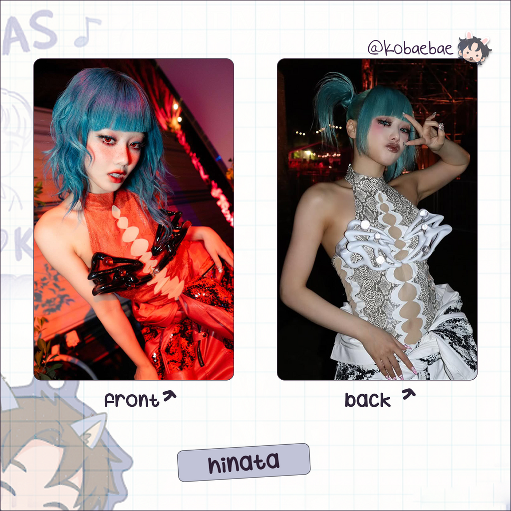 Xg - Coachella handmade photocards kpop inspired - Double bias set