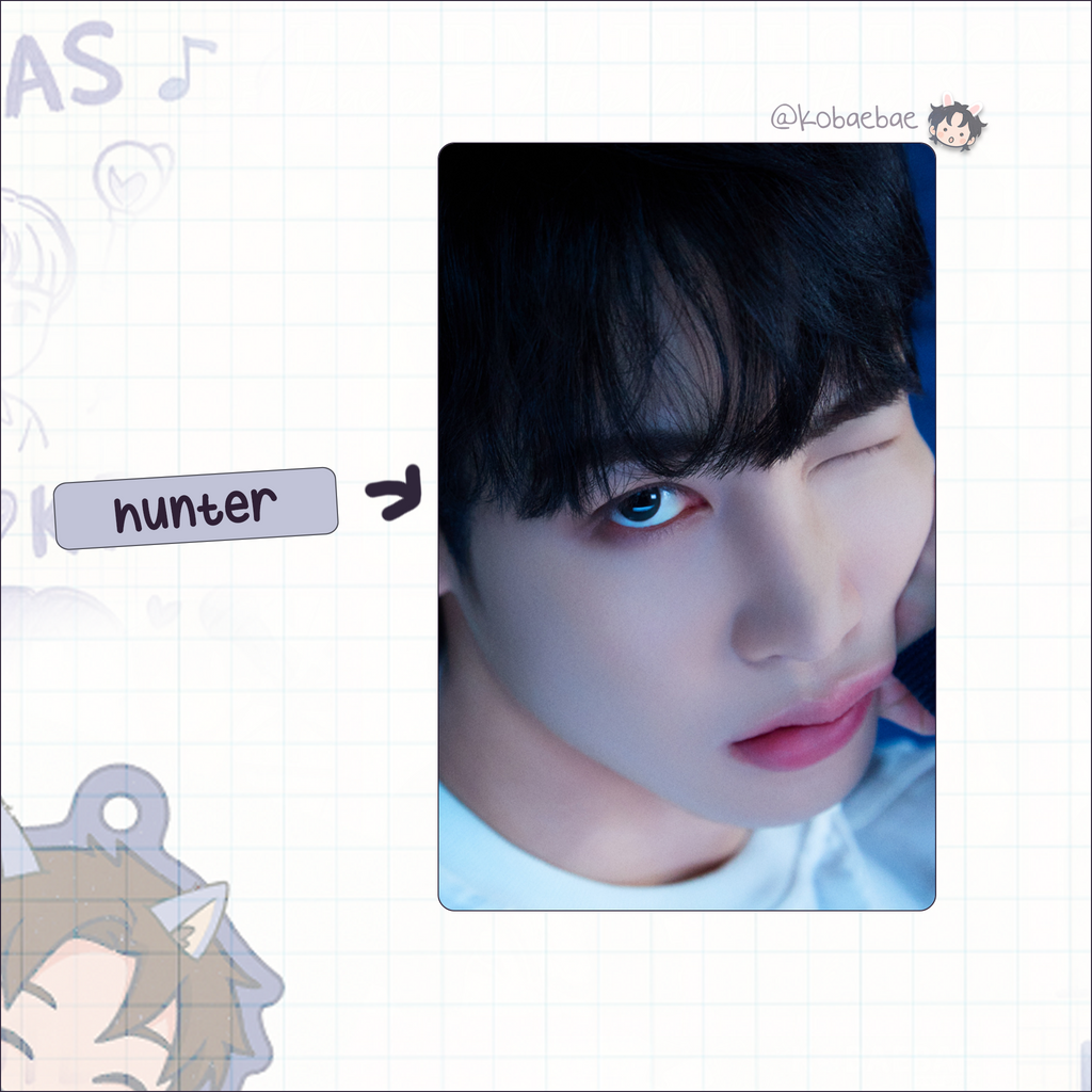 Xkrs - Watch Out handmade photocards kpop inspired - Set Poster Bias