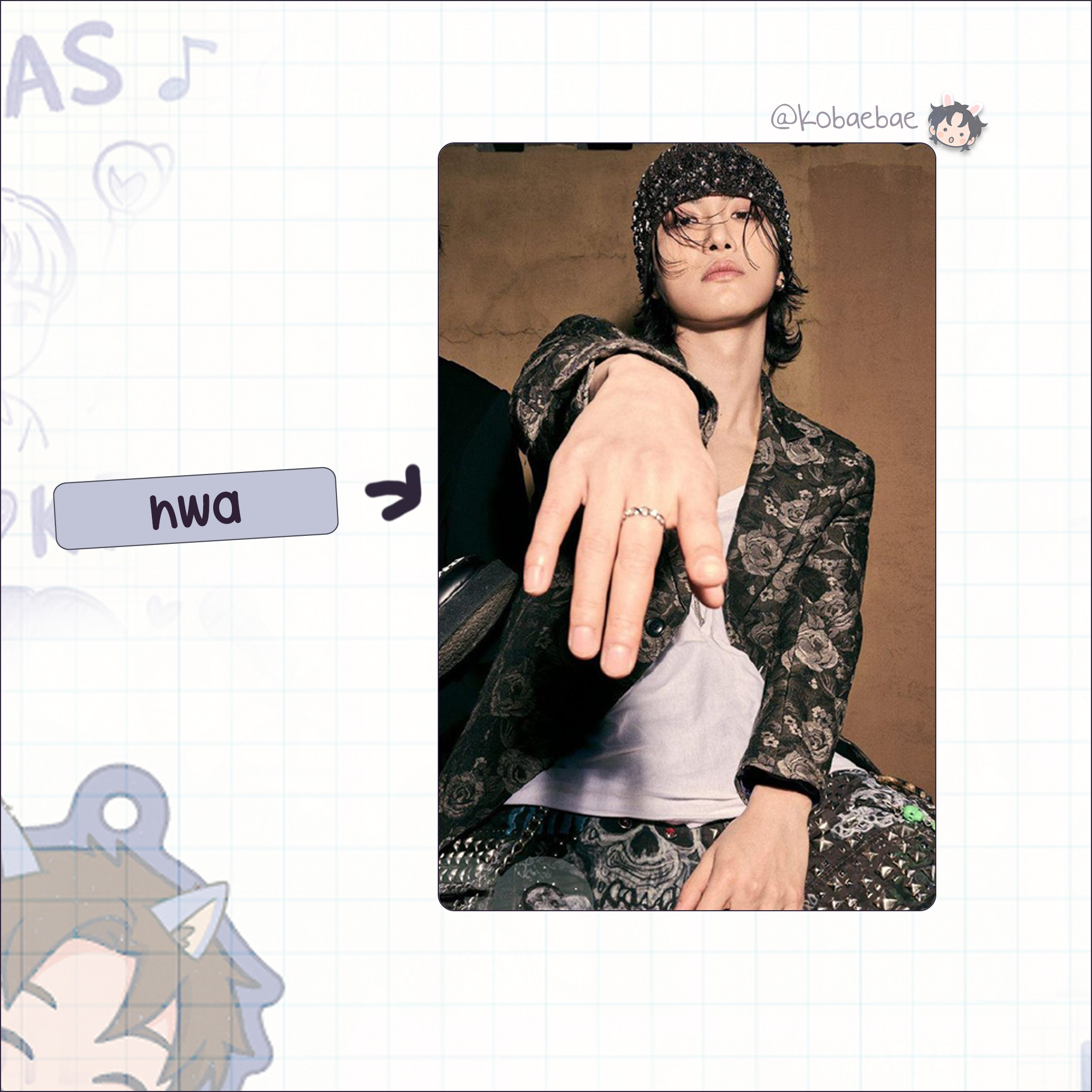 Atz - GQ Handmade photocards kpop inspired - Bias set