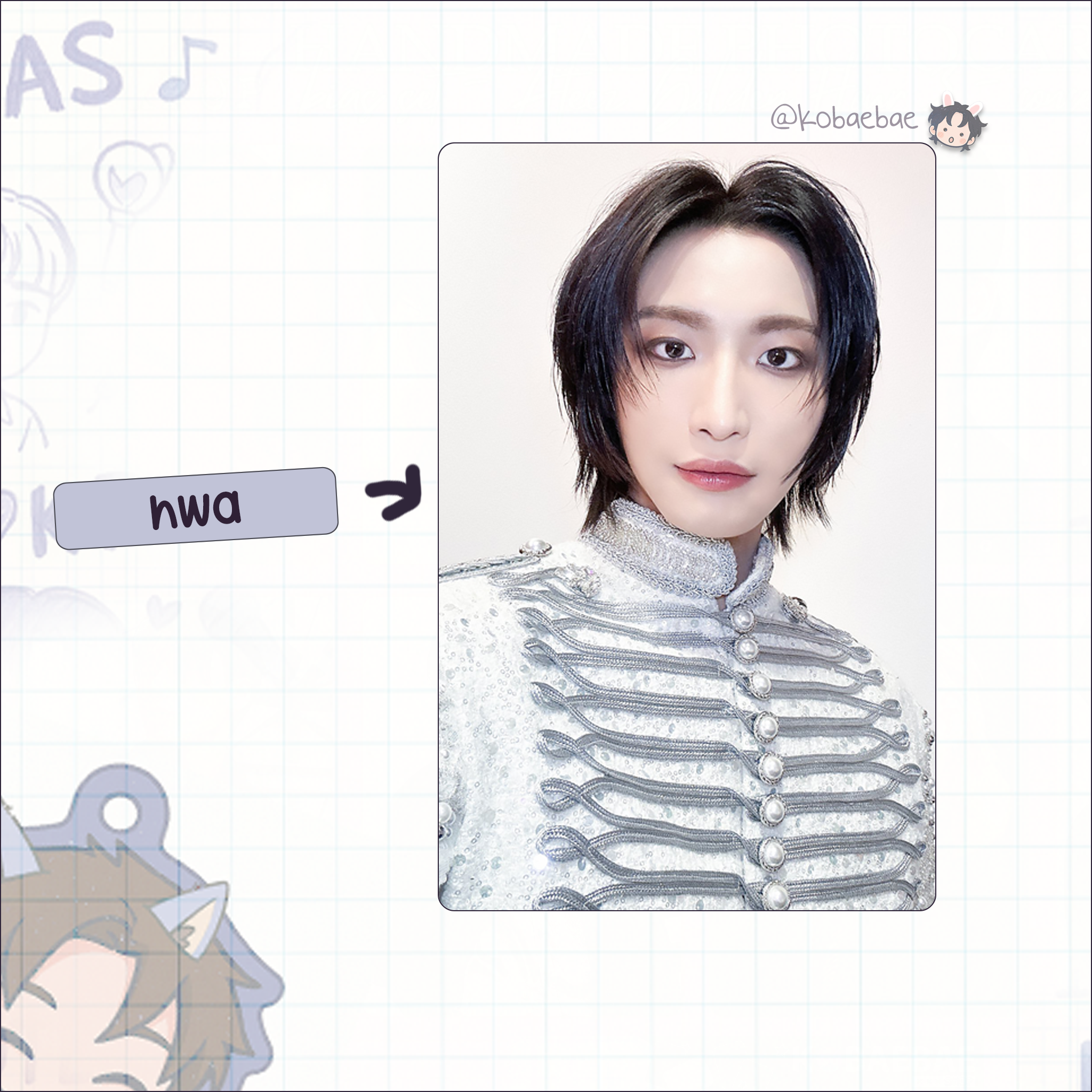 Atz - Bloggy handmade photocards kpop inspired - Bias set 3