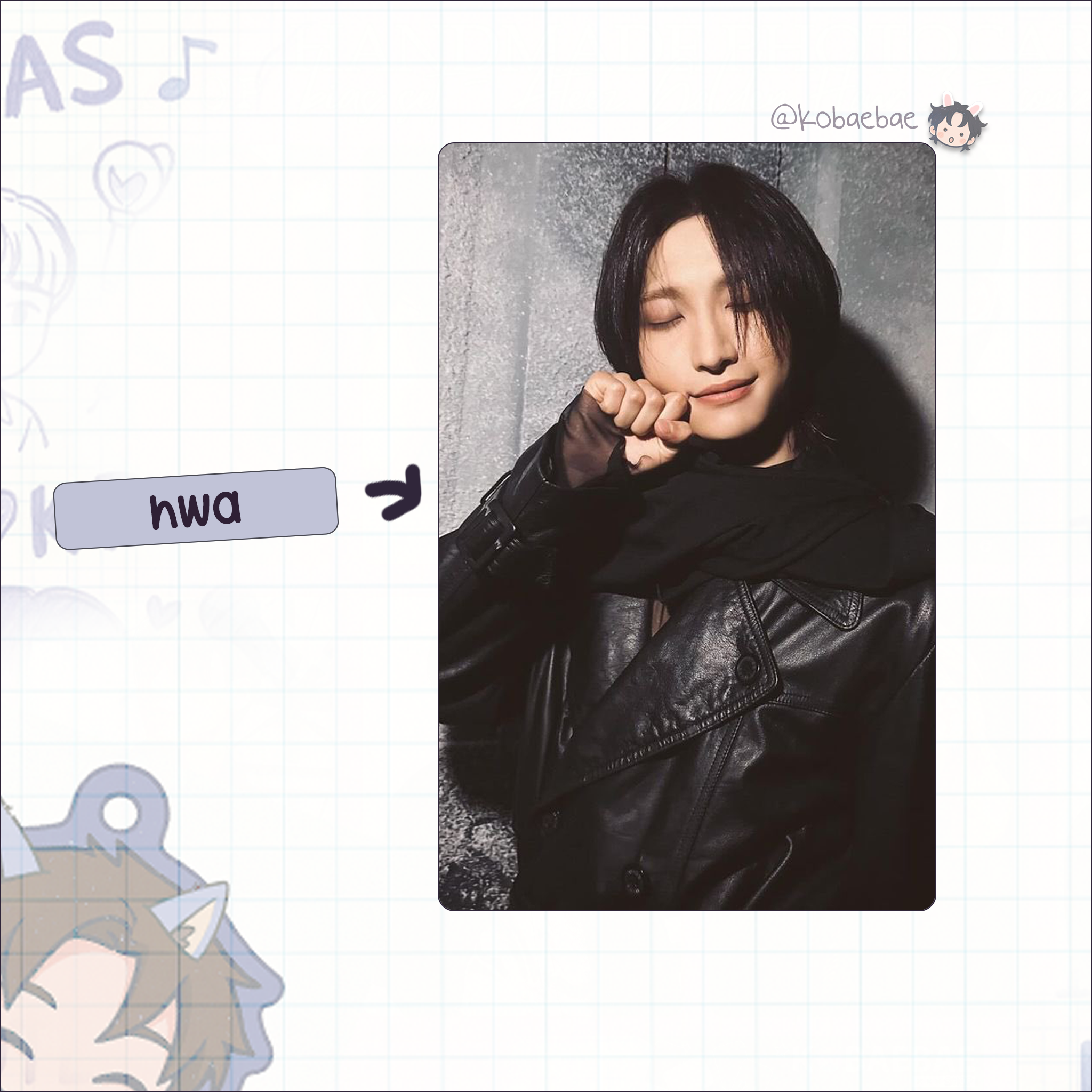 Atz - Self Style Handmade photocards kpop inspired - Bias set 3