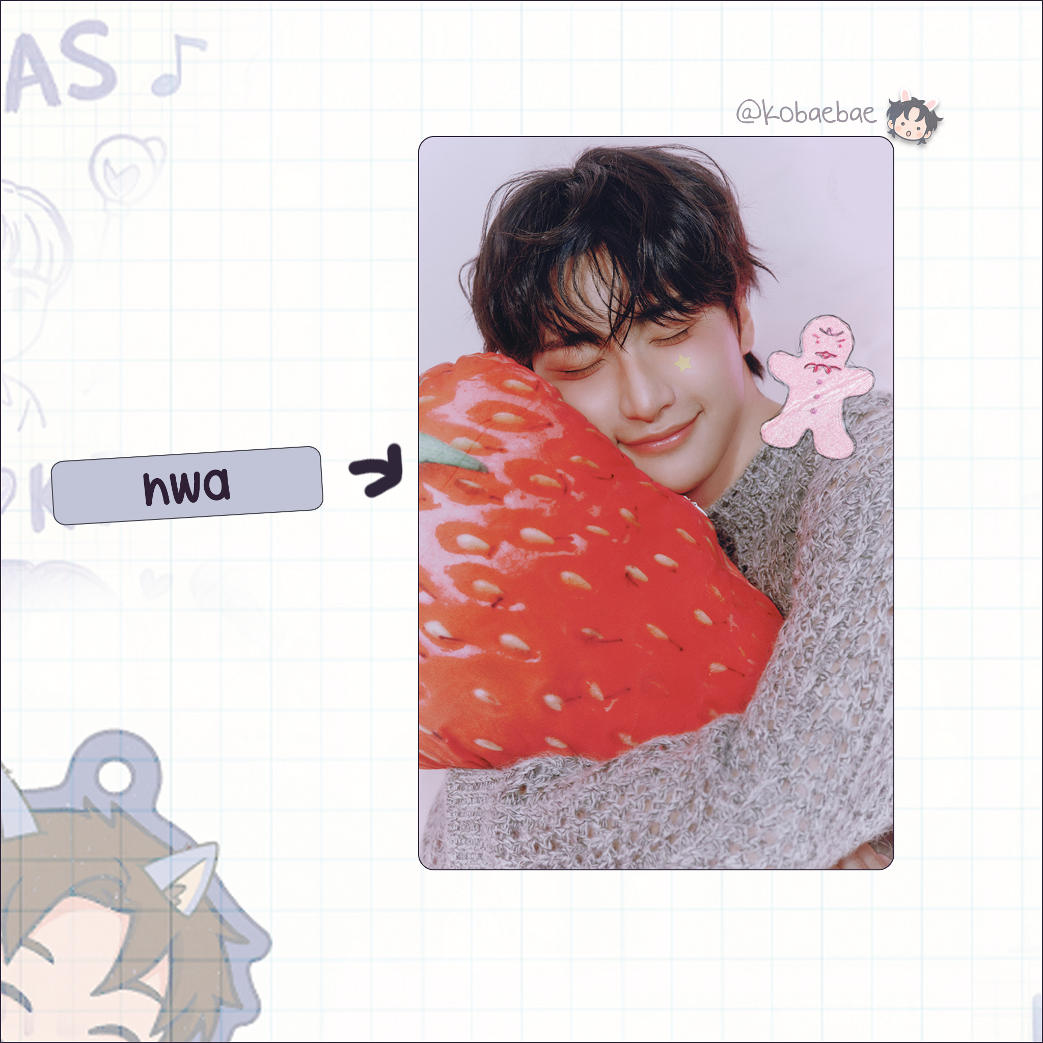 Ateez (Atz) - Party Shop -  Handmade photocards kpop inspired - Bias set