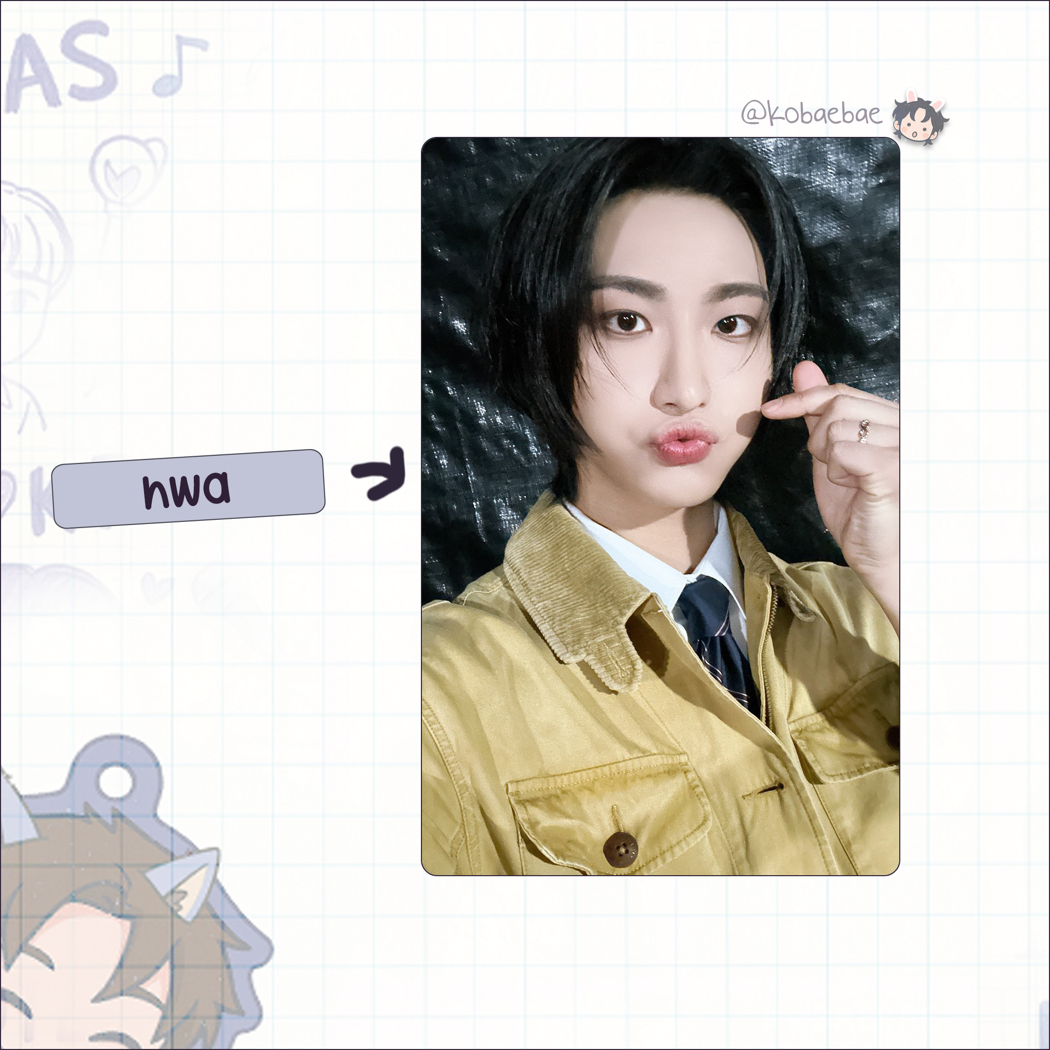 Atz - G. M. Festival Handmade photocards kpop inspired - Bias set