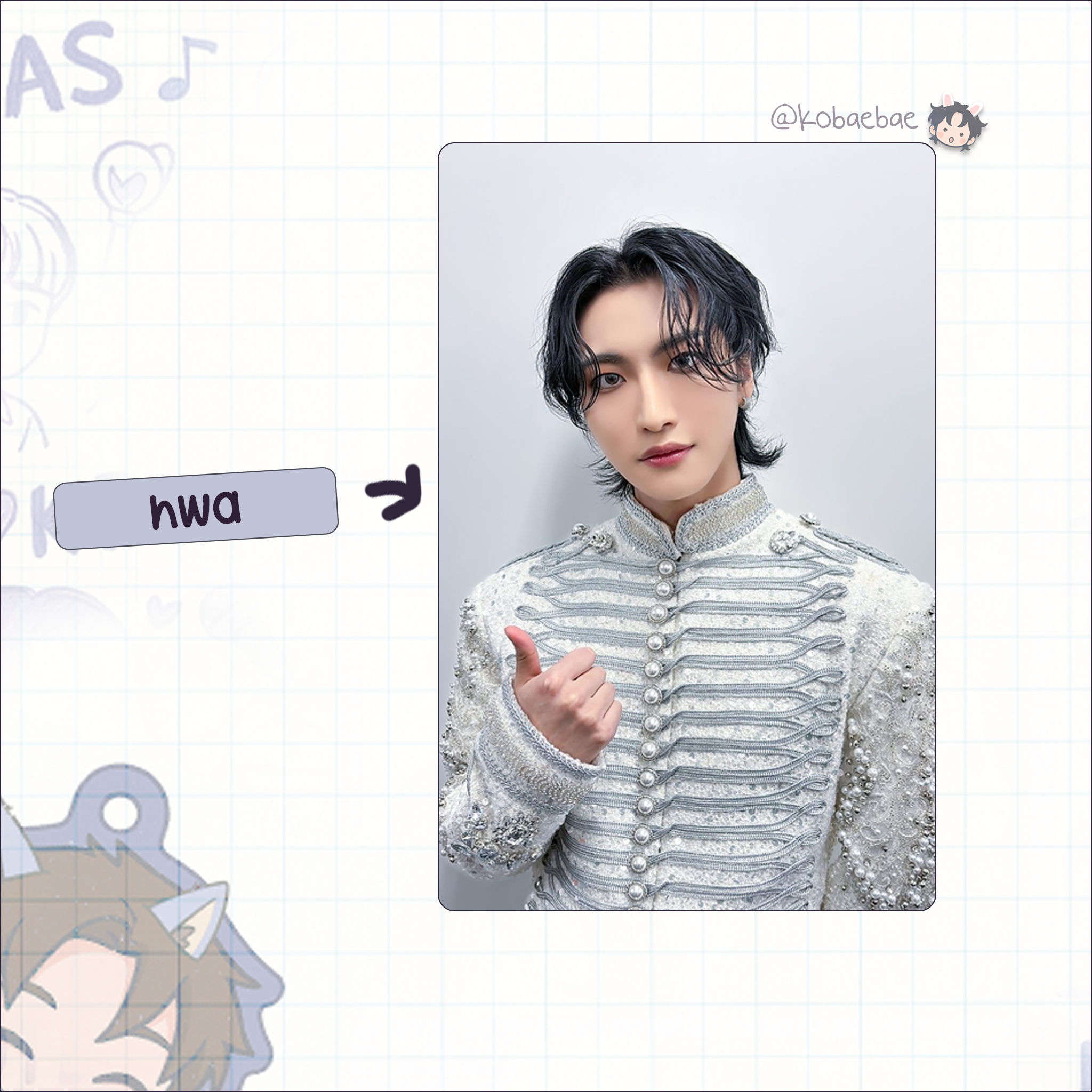 Atz - Bloggy handmade photocards kpop inspired - Bias set 1