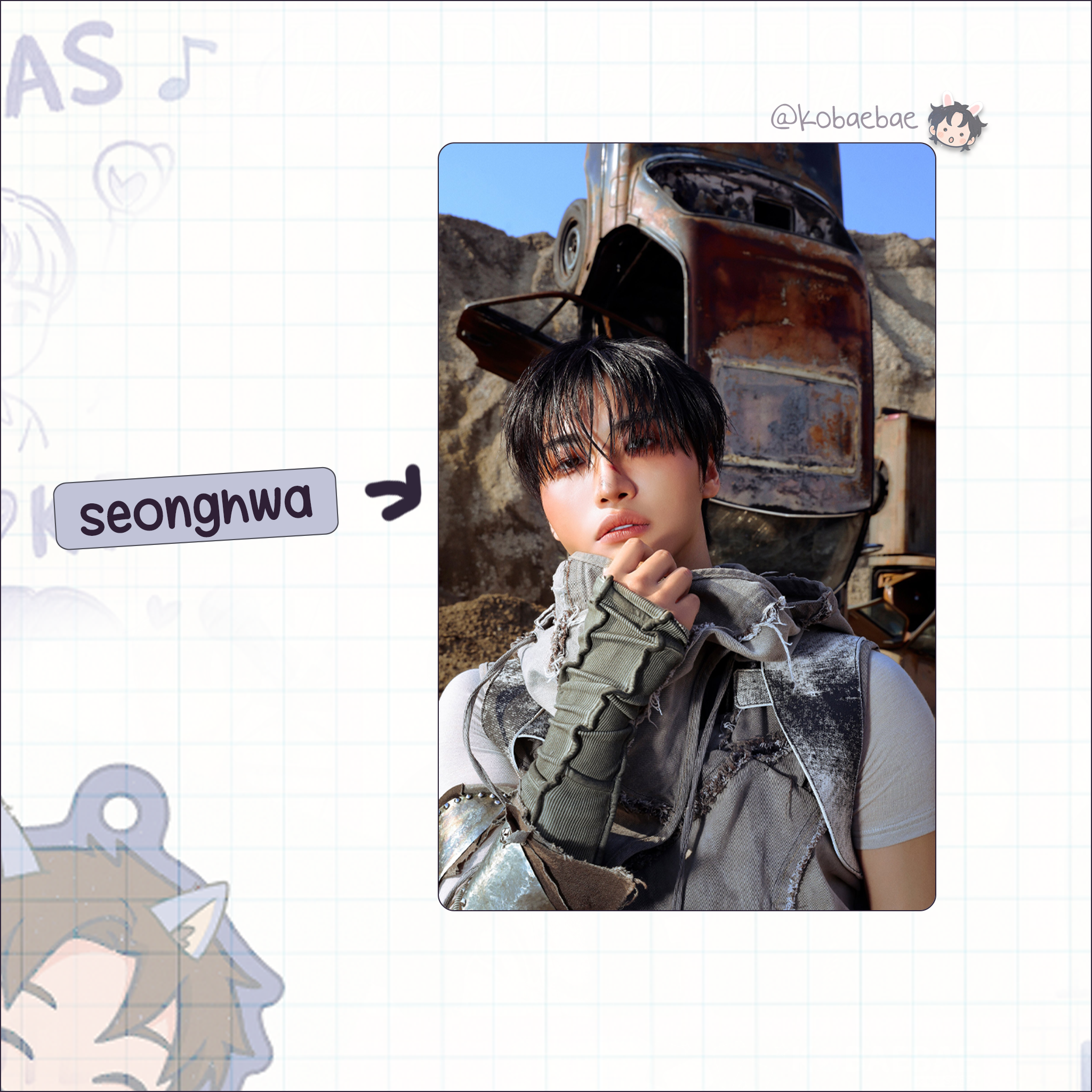 Ateez (Atz) - Golden H. 4 -  Handmade photocards kpop inspired - Poster set