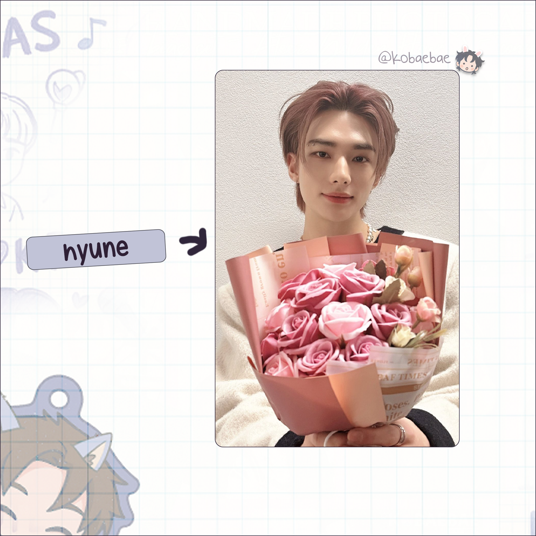 Skz - White Day set  handmade photocards kpop inspired - Holo set 1