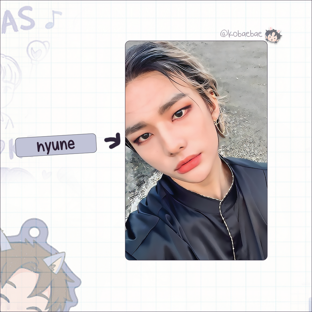Skz - Handmade photocards kpop inspired - Holo set broken glass 1