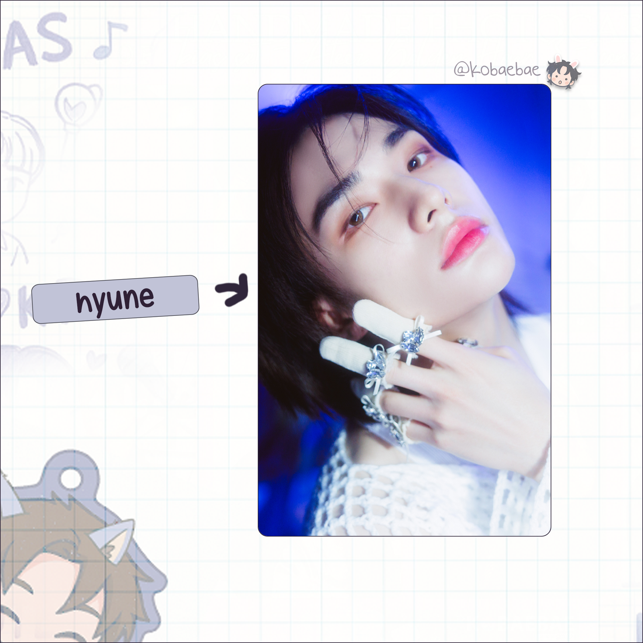 Skz - Rockstar Handmade photocards kpop inspired - Bias set 2