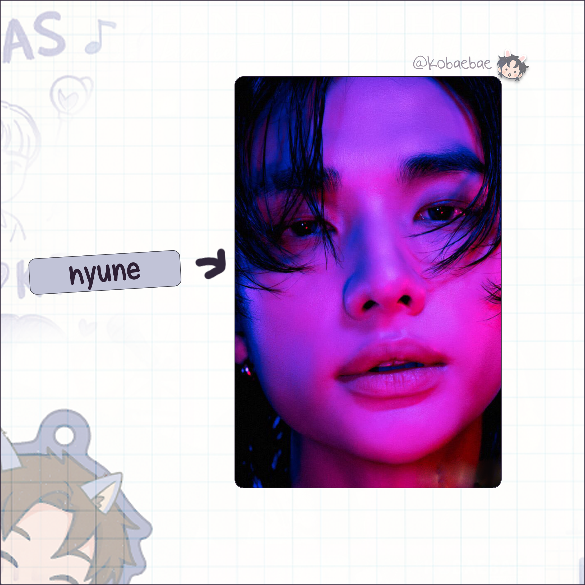 Skz - R.S. set  handmade photocards kpop inspired - Holo set