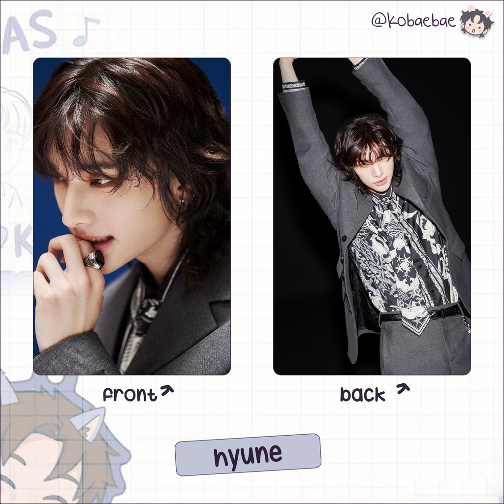 Skz - H.o.p Handmade photocards kpop inspired - Double side set 2