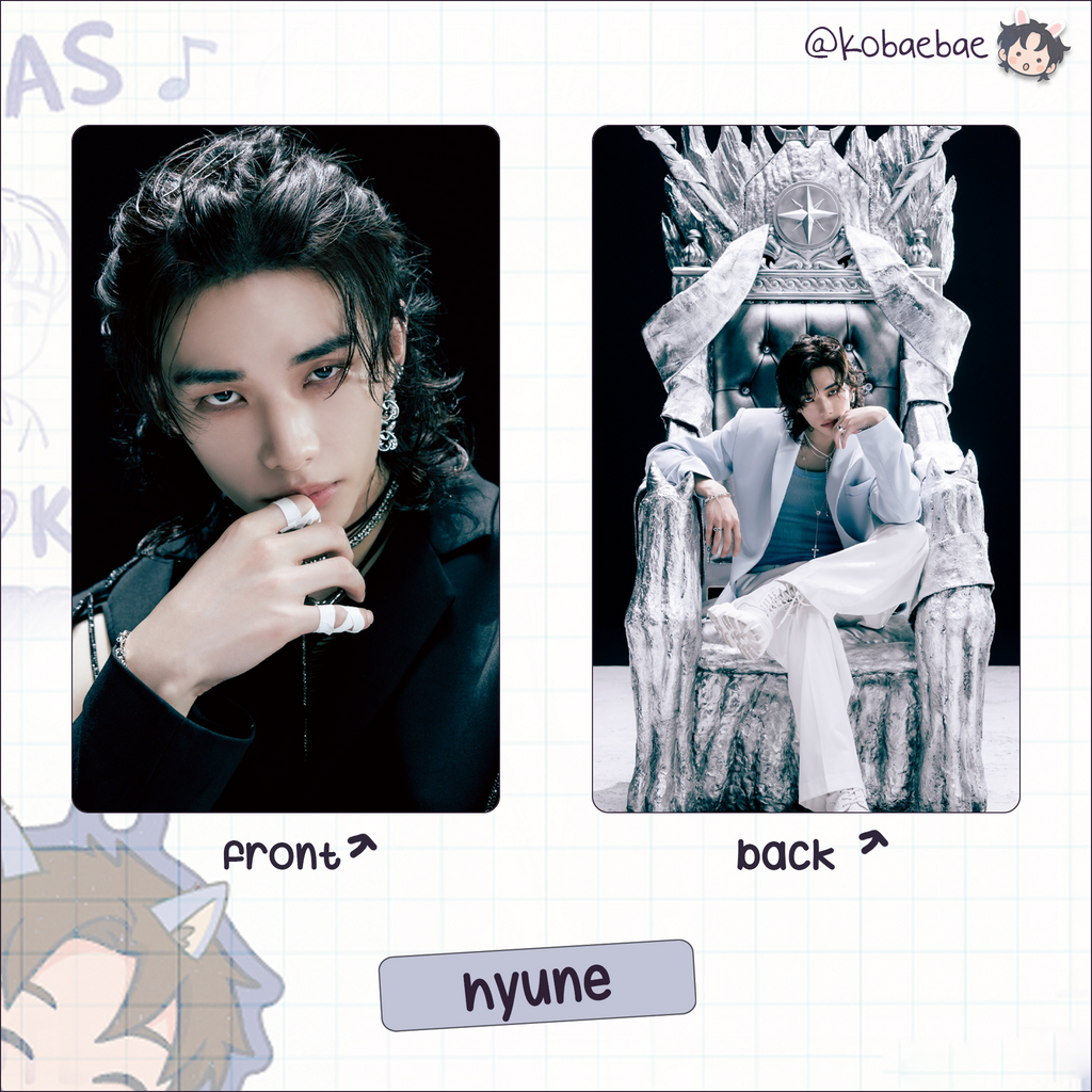 Skz - G.i.a.n.t. Handmade photocards kpop inspired - Double side set 1