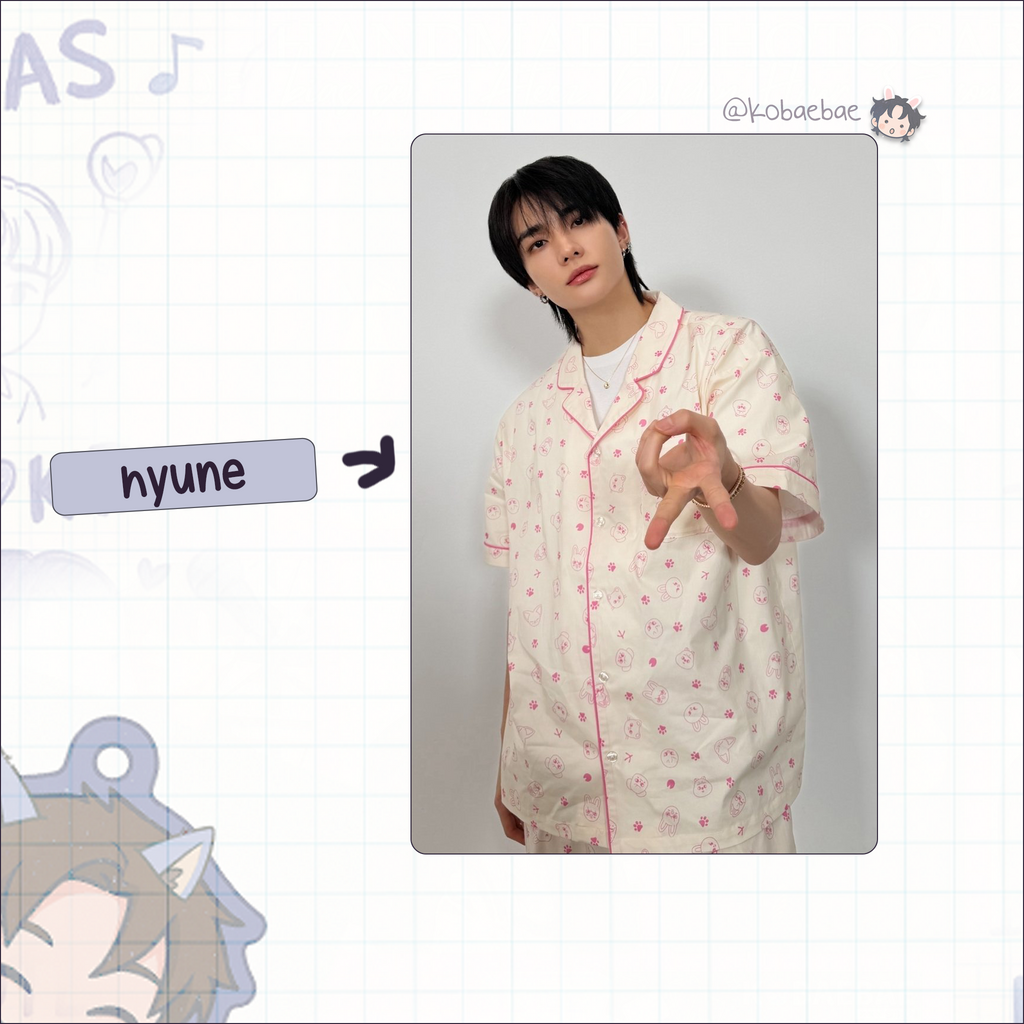 Skz -  Handmade photocards kpop inspired - Bias set Pajamas Selfie
