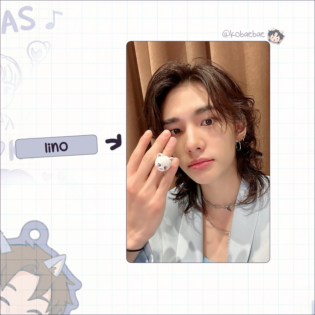 Skz - Handmade photocards kpop inspired - Skzoo Ring