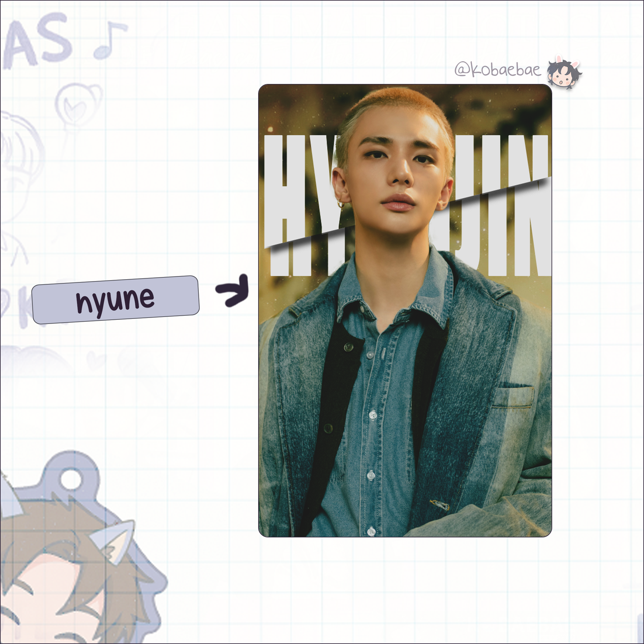 Skz - H.o.l.l.o.w. Handmade photocards kpop inspired - Bias set 1