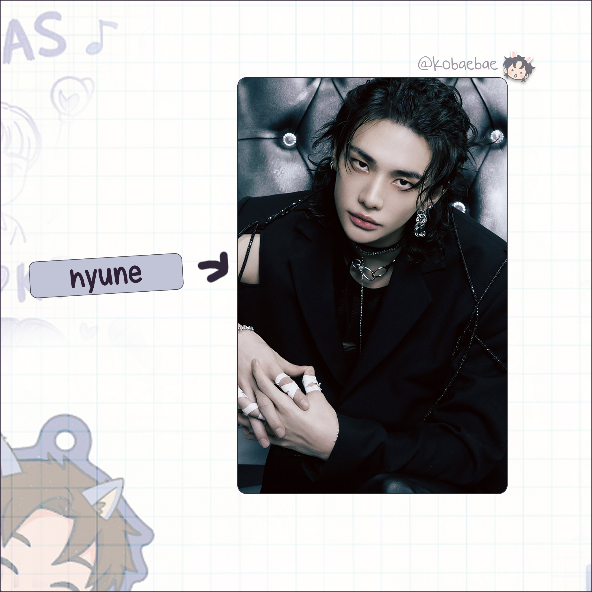 Skz - G.i.a.n.t. Handmade photocards kpop inspired - Main Solo