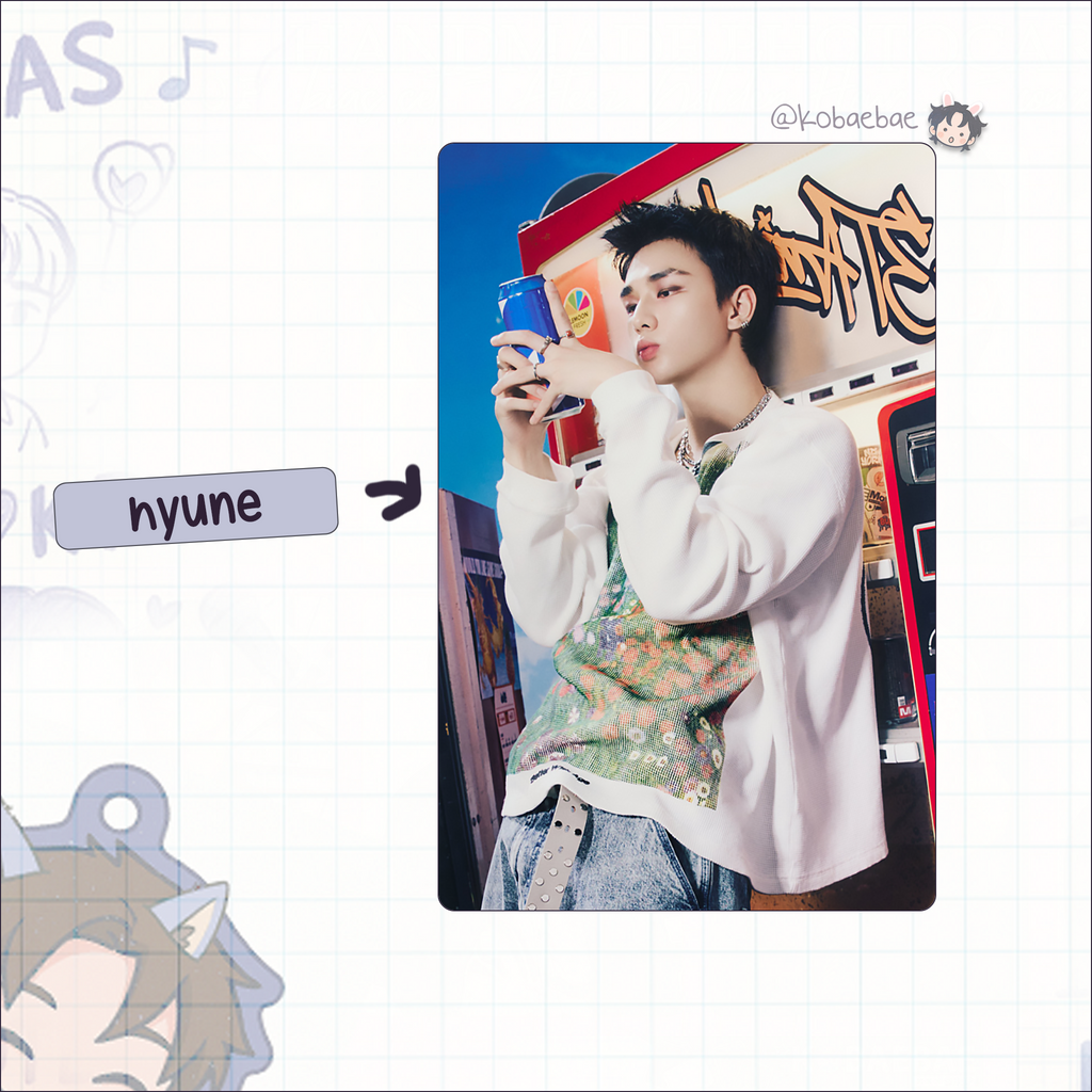 Skz (Stray Kids) - Dominate T. handmade photocards kpop inspired - Bias set