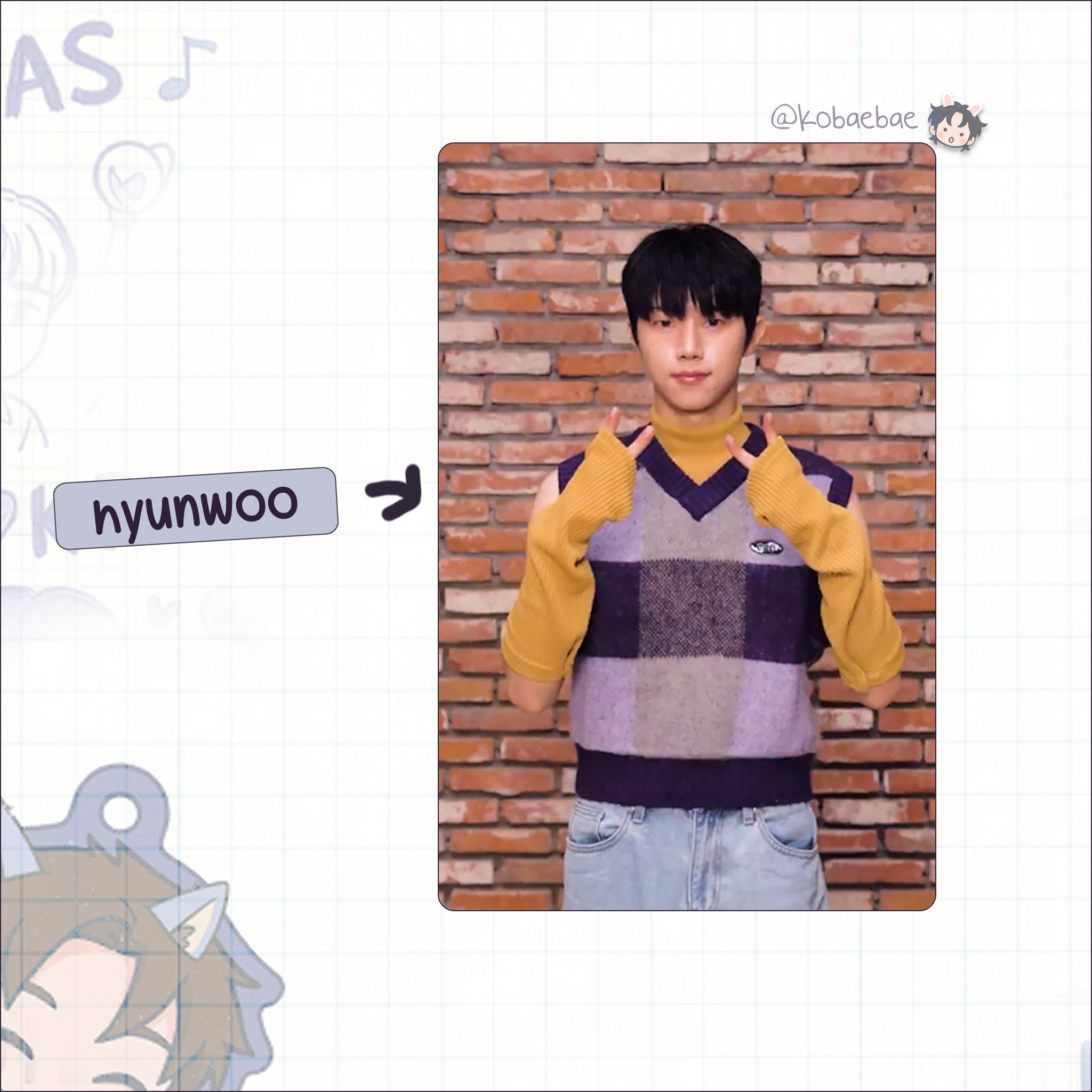 Xikers - OT10 Saja Boy(s) handmade photocards - bias set holo stars