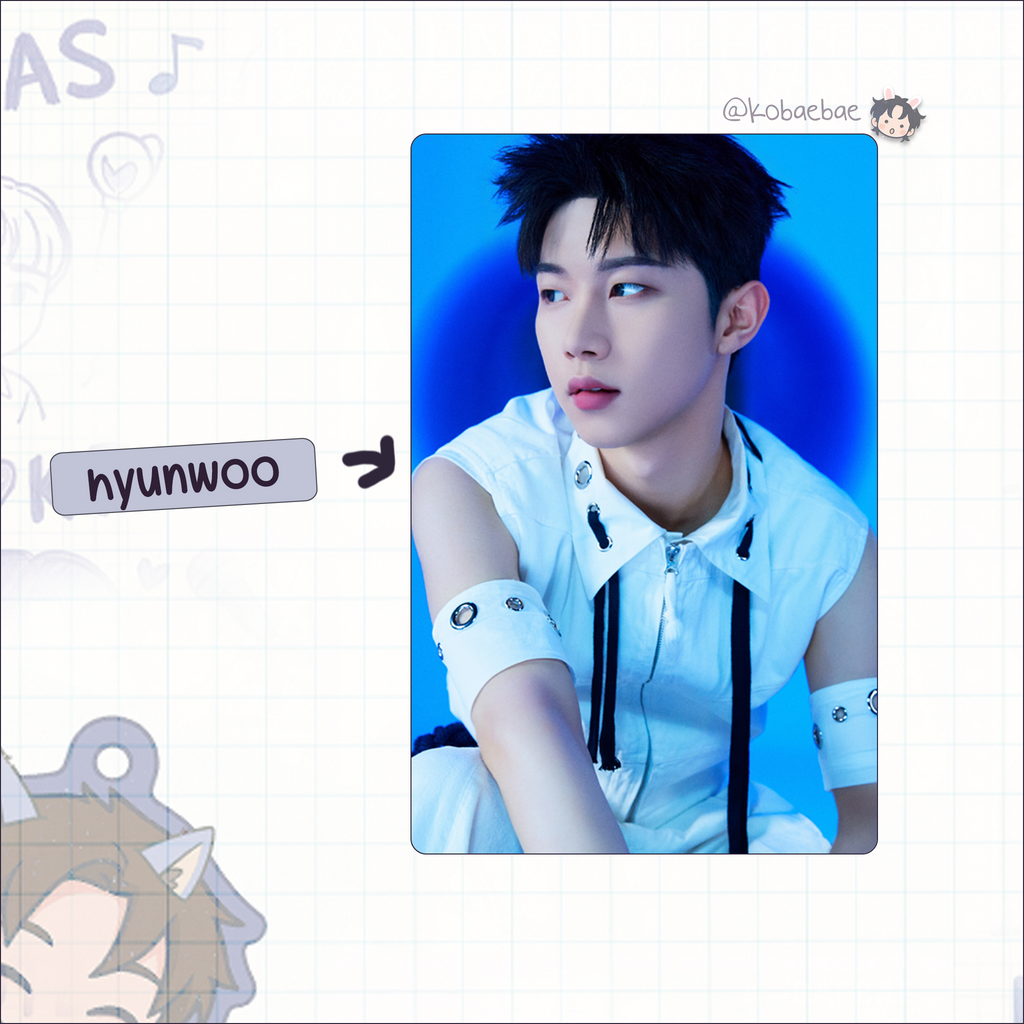 Xkrs - Watch Out handmade photocards kpop inspired - Set Poster Bias