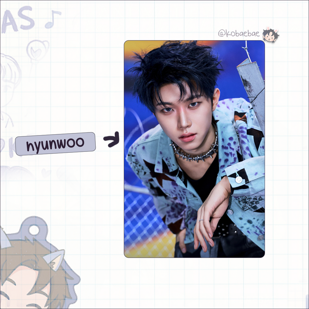 Xikers - Route Zero handmade photocards kpop inspired - Set 1