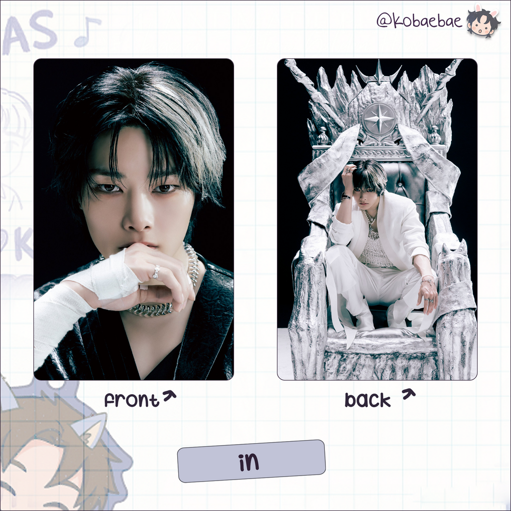 Skz - G.i.a.n.t. Handmade photocards kpop inspired - Double side set 1