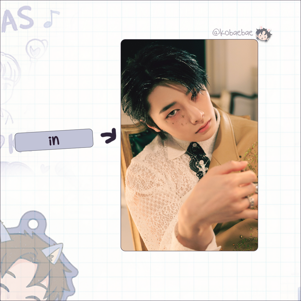 Skz - H.o.l.l.o.w. Handmade photocards kpop inspired - Bias set 2