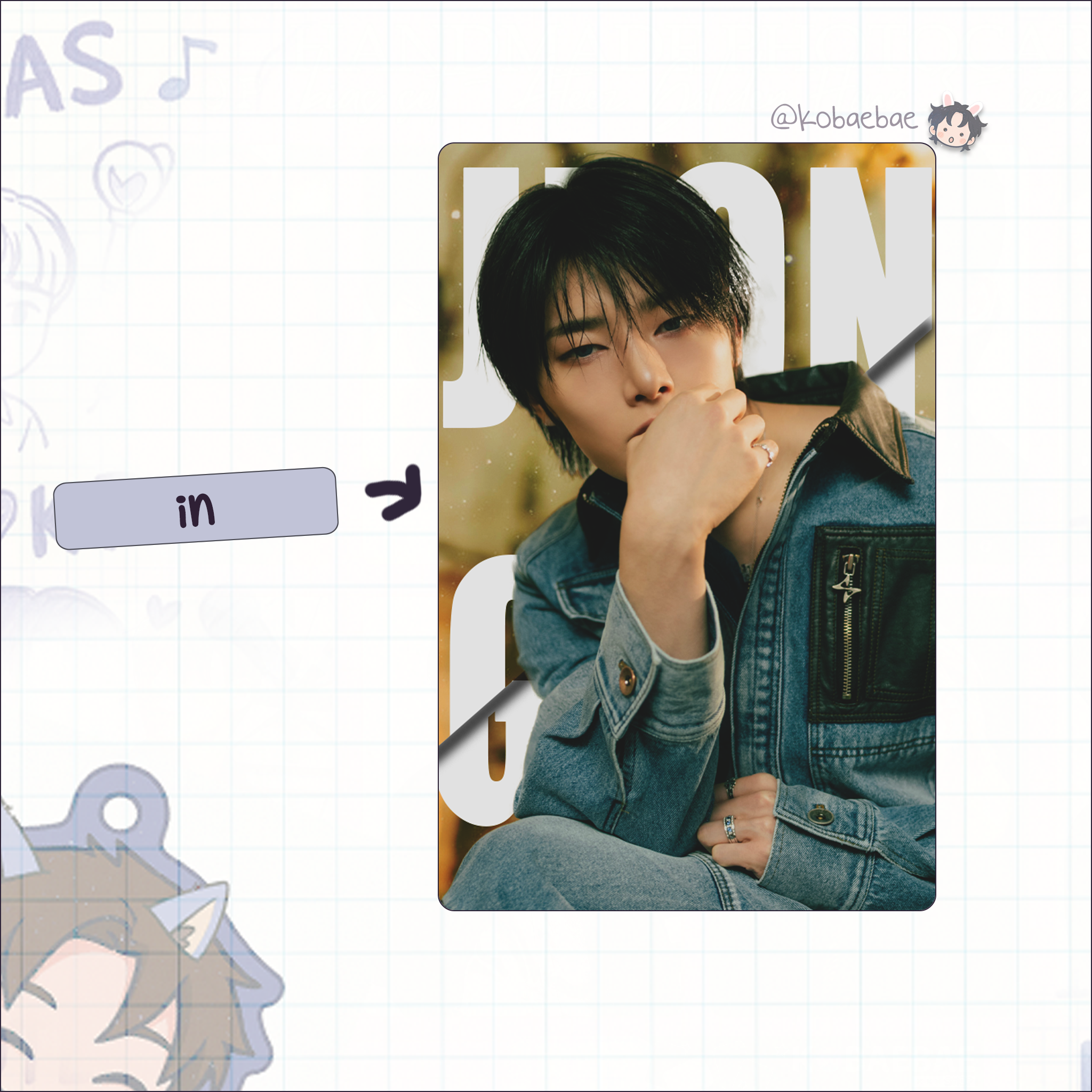 Skz - H.o.l.l.o.w. Handmade photocards kpop inspired - Bias set 1