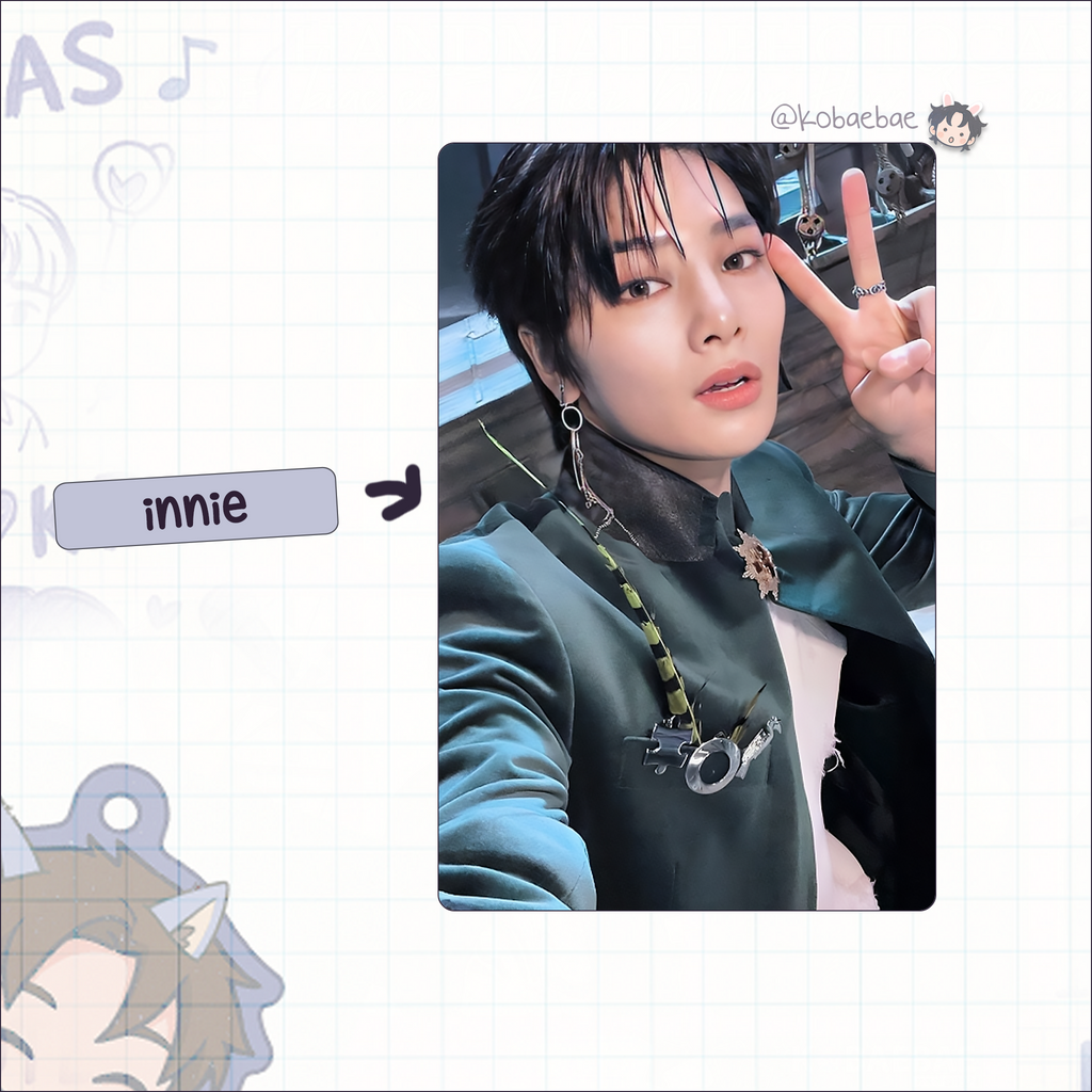 Skz - Handmade photocards kpop inspired - M.elon set 1