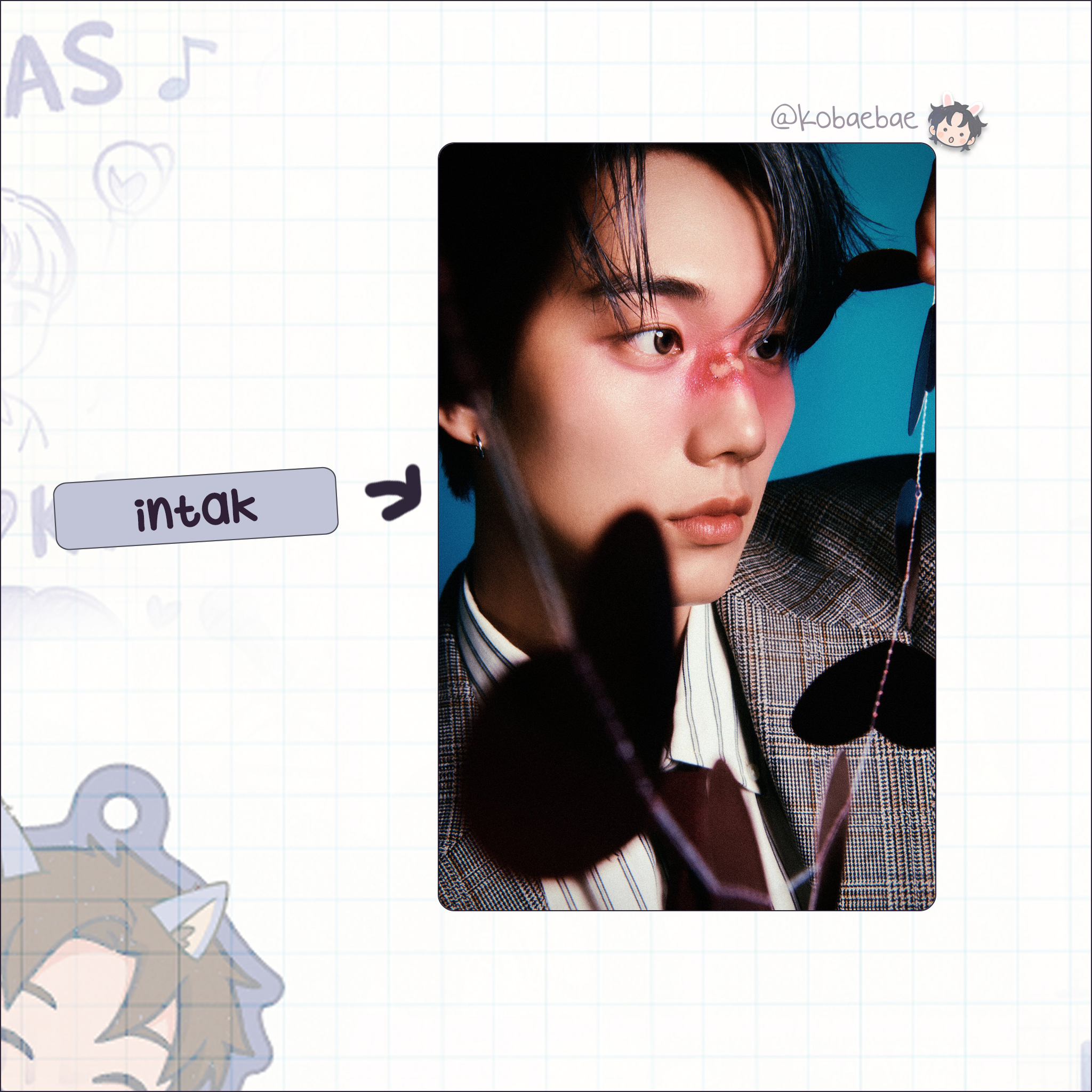 P1harmony (p1h) - Ex Handmade photocards kpop inspired - Bias set 1
