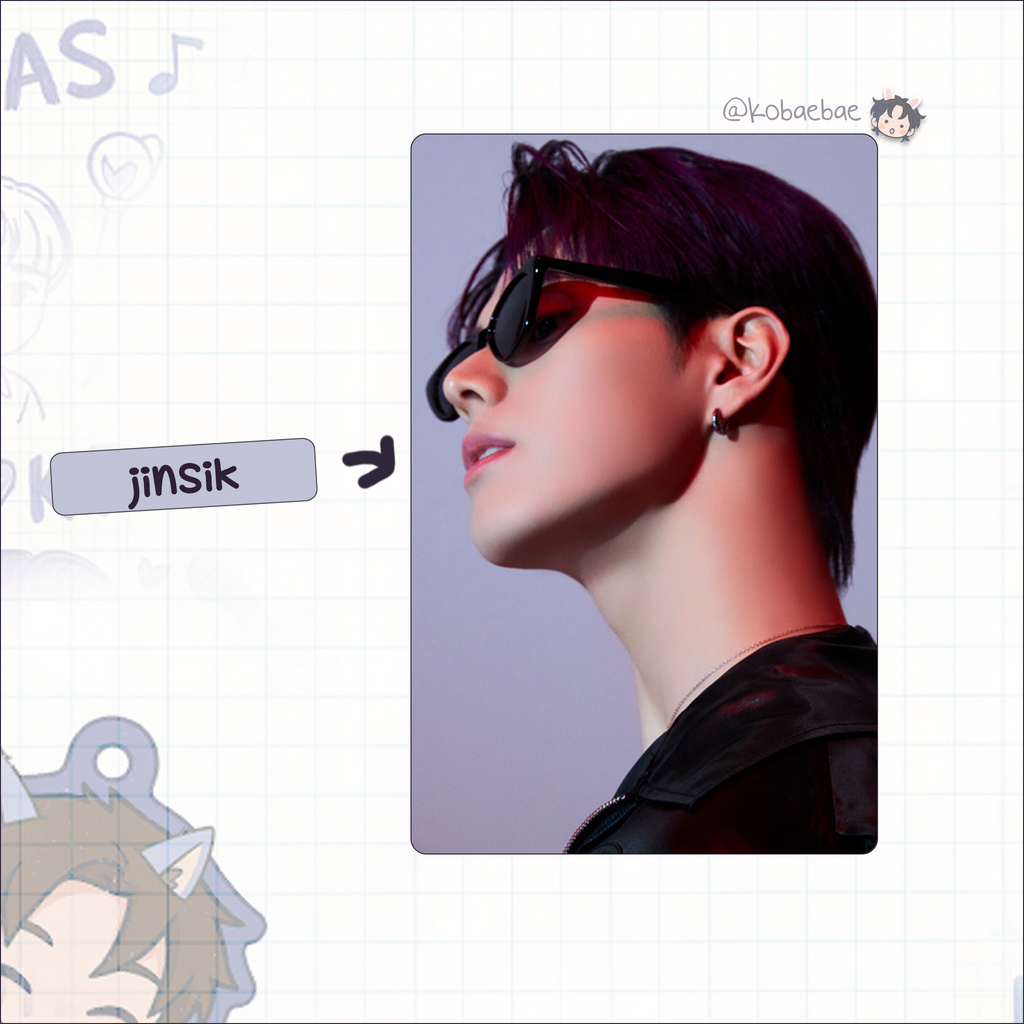 Xkrs - Watch Out handmade photocards kpop inspired - Set X Bias