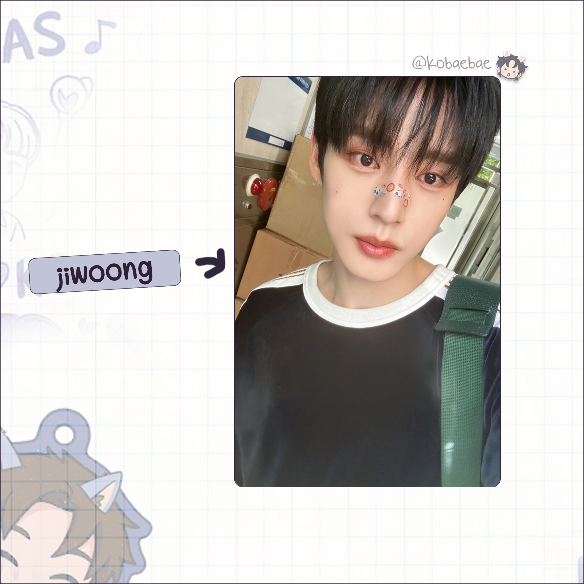 Zb1 - Weibo Handmade photocards kpop inspired - Bias set ot9