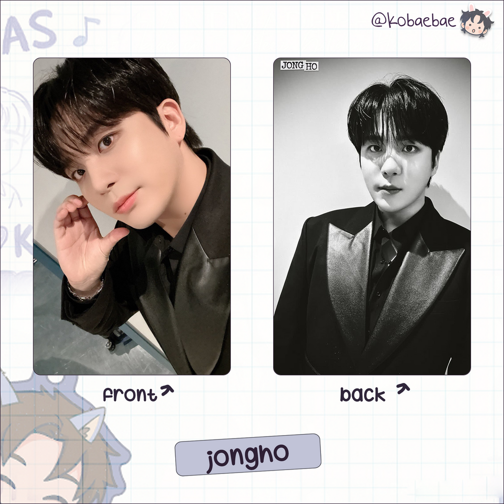 Atz - Self Style Handmade photocards kpop inspired - Double side set 1