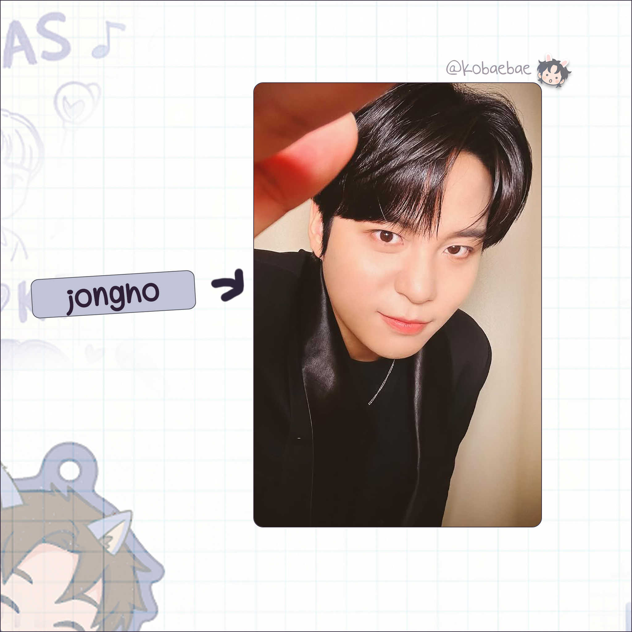 Atz - Self Style Handmade photocards kpop inspired - Bias set 2