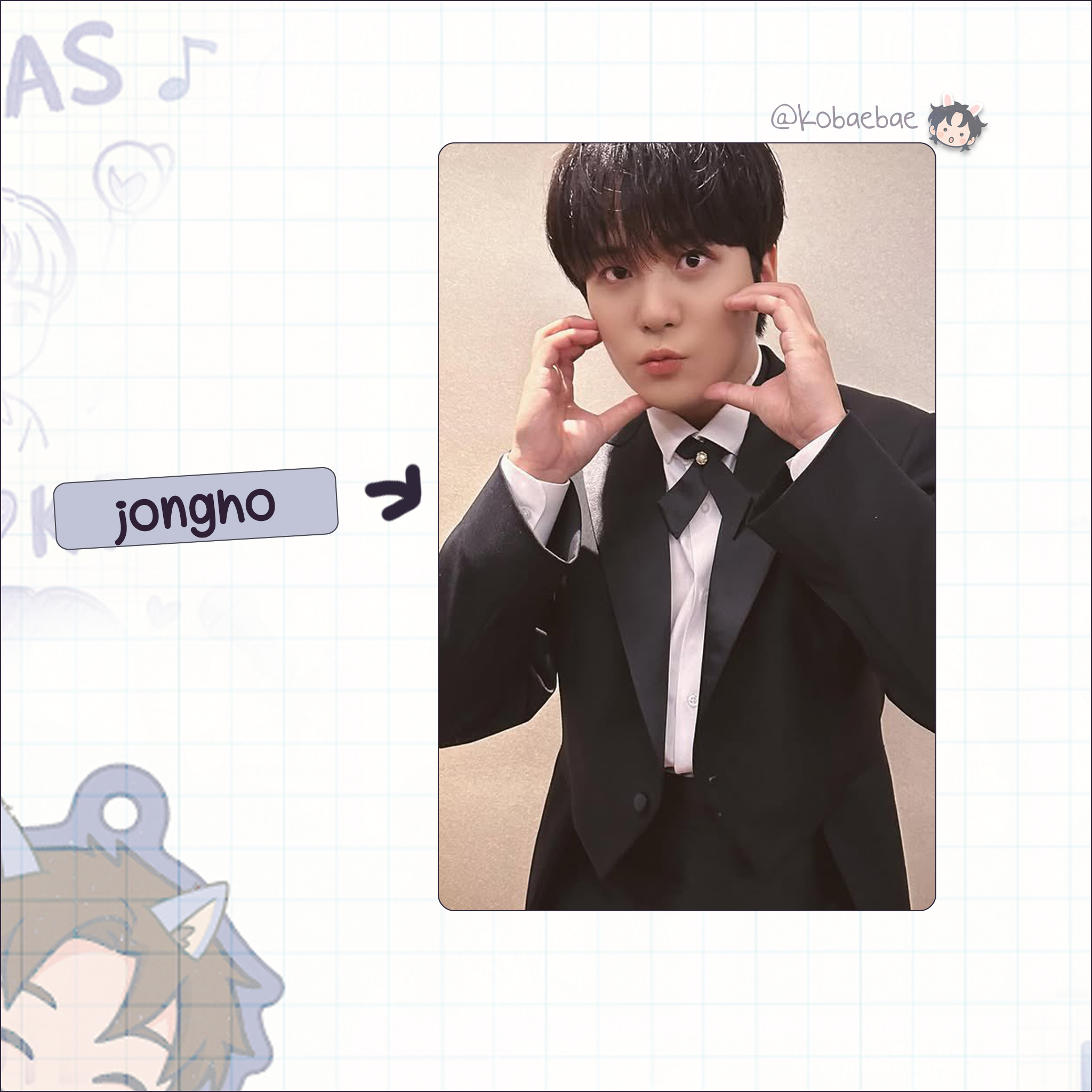 Atz - Self Style Handmade photocards kpop inspired - Bias set 3