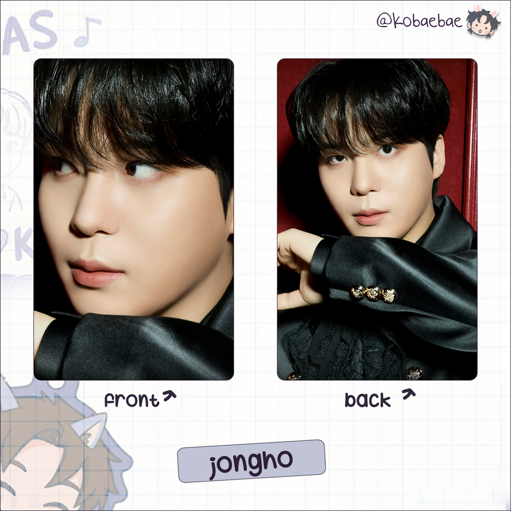 Atz - In your fantasy -  Handmade photocards kpop inspired - Double bias set 2