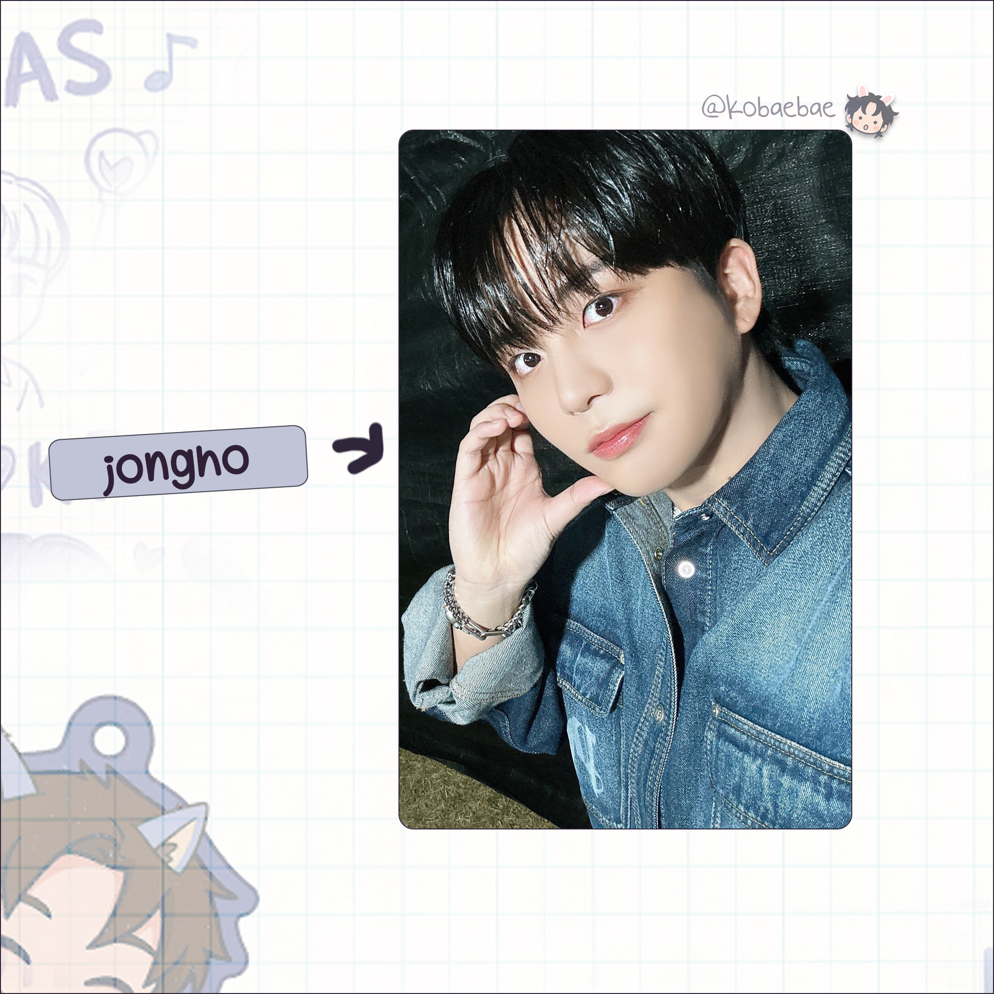 Atz - G. M. Festival Handmade photocards kpop inspired - Bias set