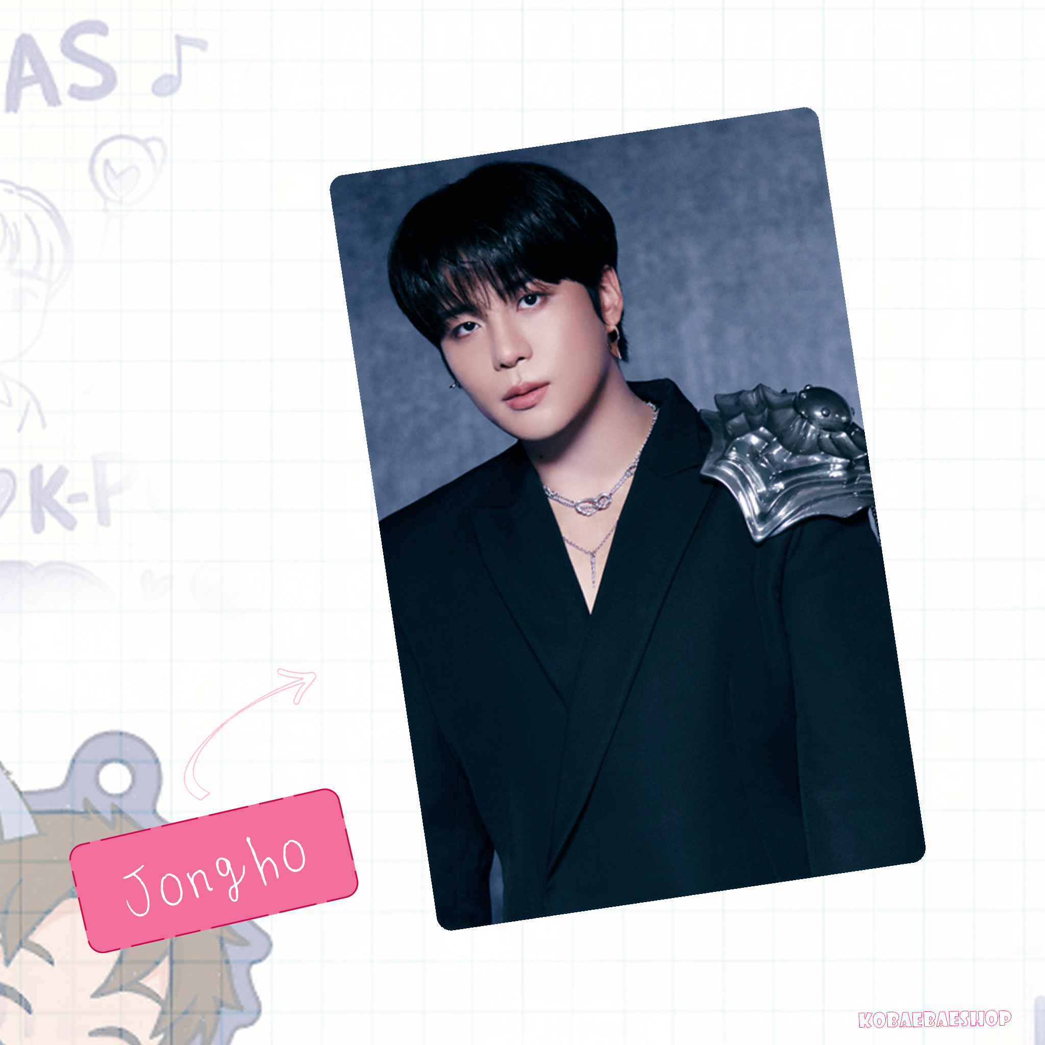 Atz - Golden H. 2 -  Handmade photocards kpop inspired - For vers.
