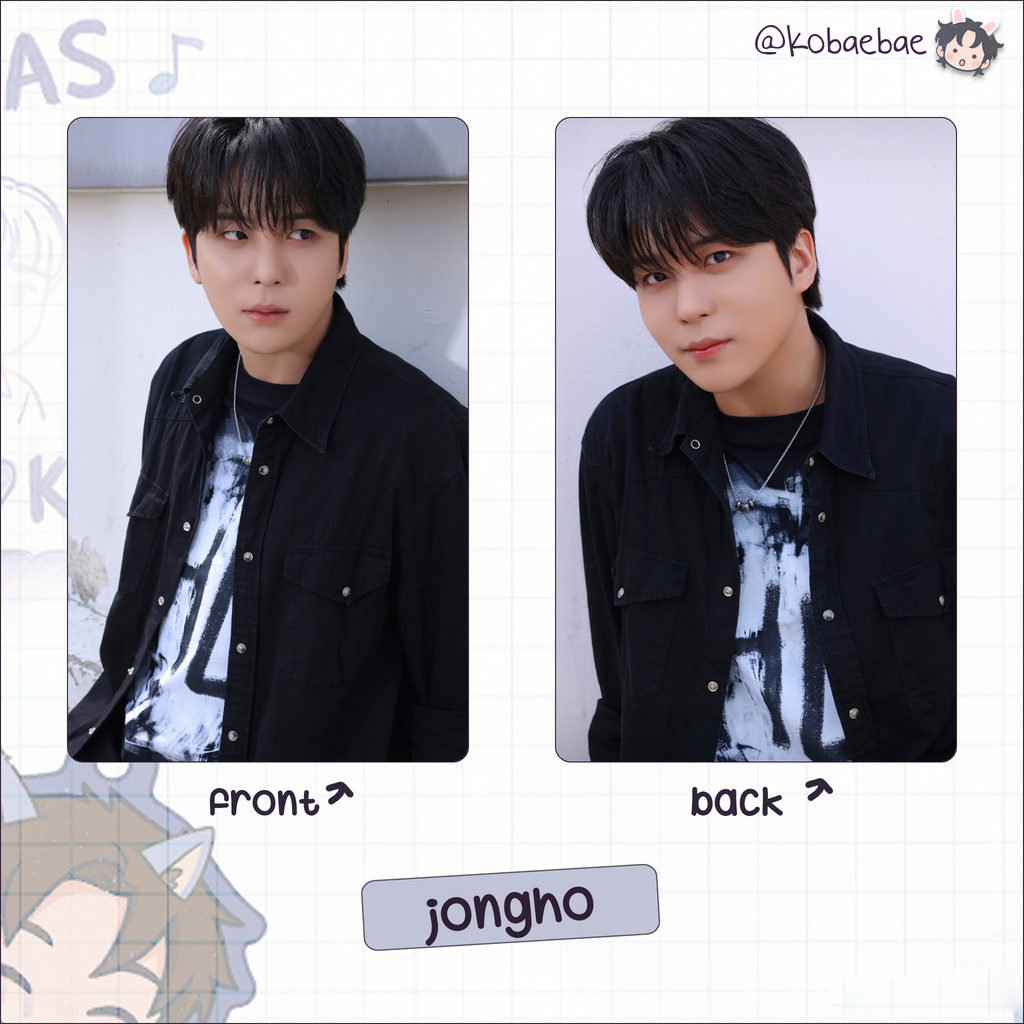 Atz - Golden H. 3 -  Handmade photocards kpop inspired - Double set 2