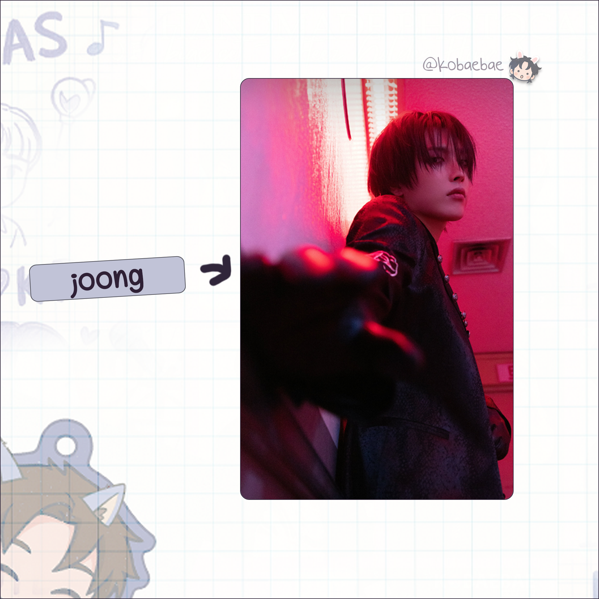 Atz - In your fantasy -  Handmade photocards kpop inspired - Bias set 2