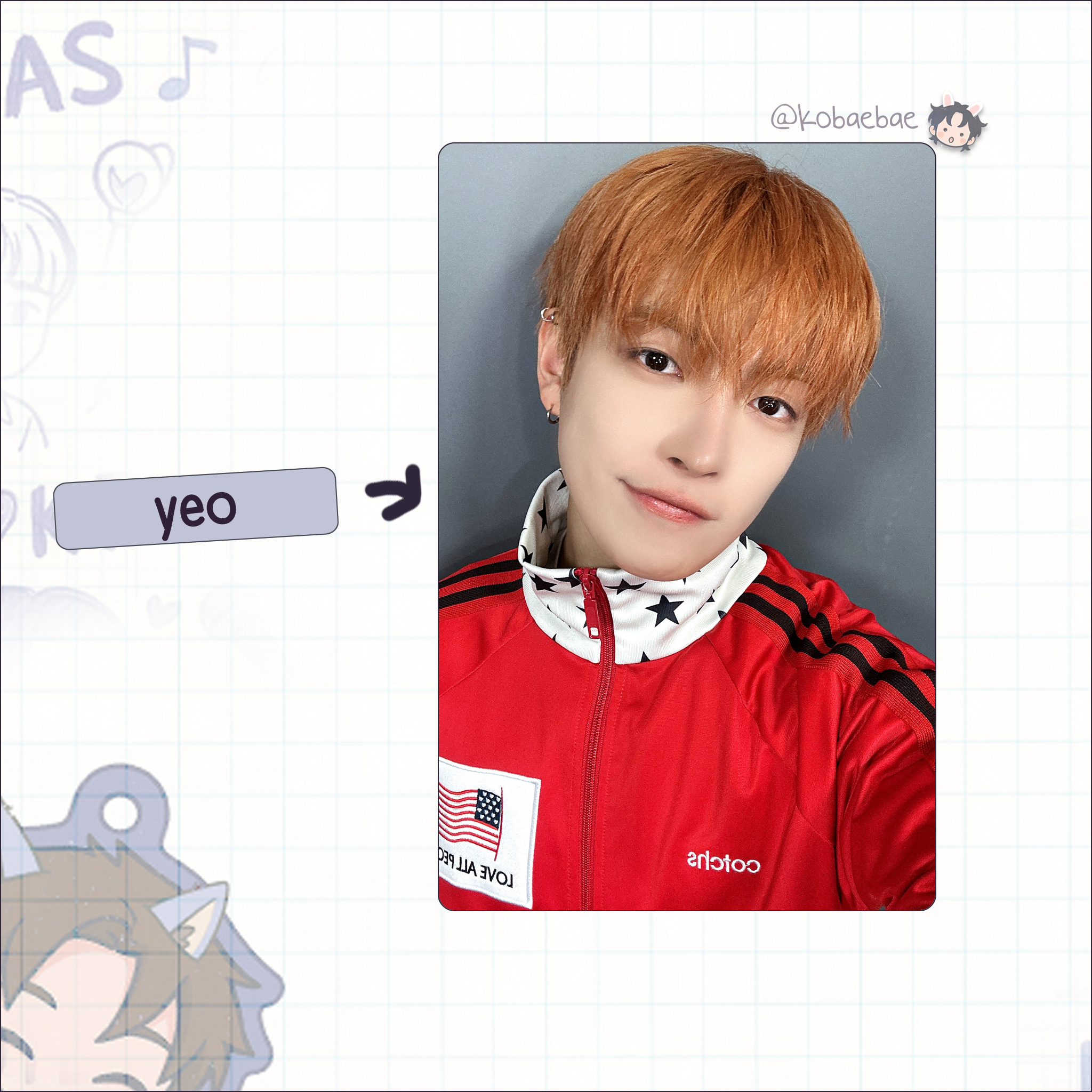 Atz - Bloggy handmade photocards kpop inspired - Bias set 5 - Bias set