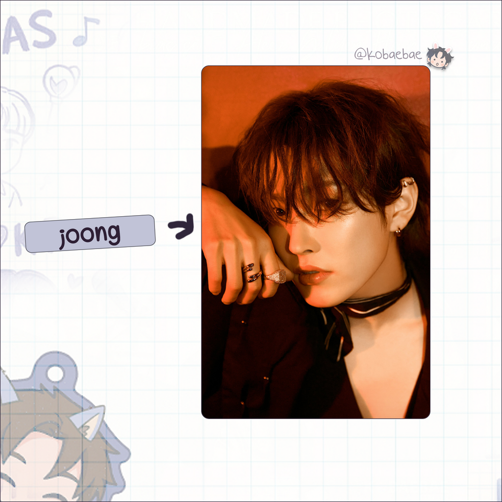 Atz - Golden H. 3 -  Handmade photocards kpop inspired - Bias set 3