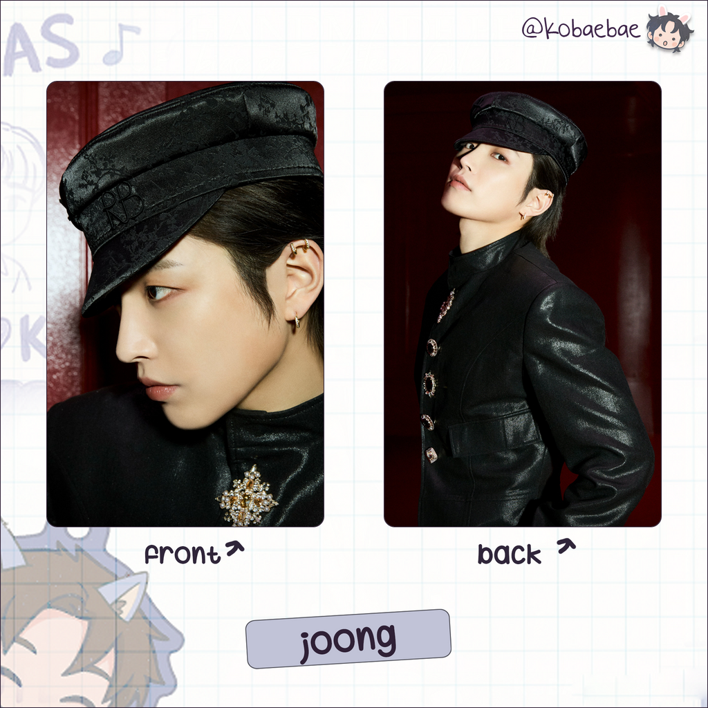 Atz - In your fantasy -  Handmade photocards kpop inspired - Double bias set 2